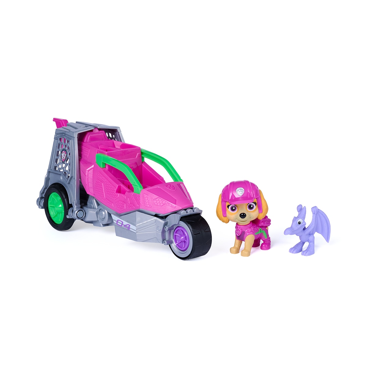 Paw Patrol - Vehículo Dino Skye Patrulla Canina Paw Patrol.