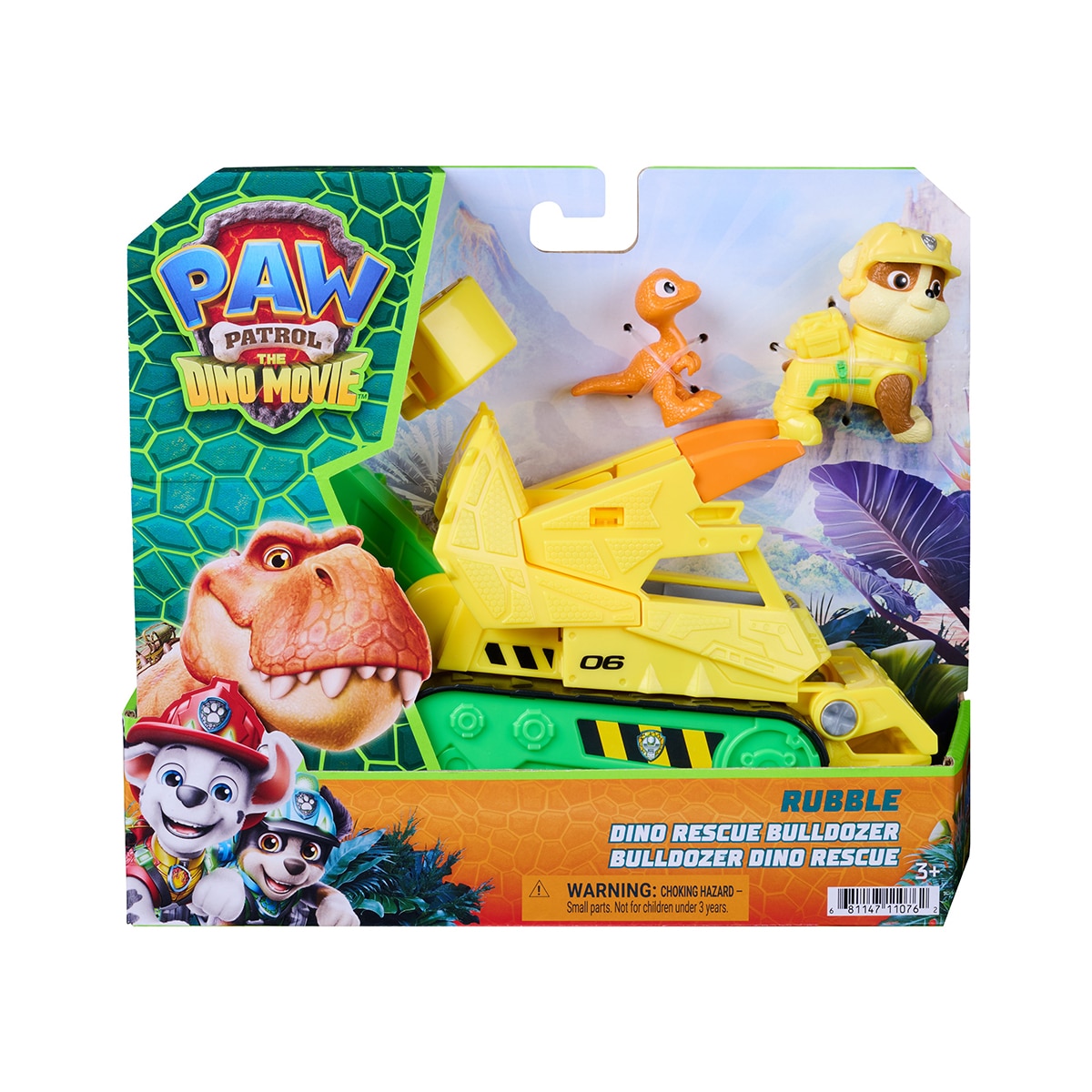Vehículo Dino Rubble Patrulla Canina Paw Patrol 2