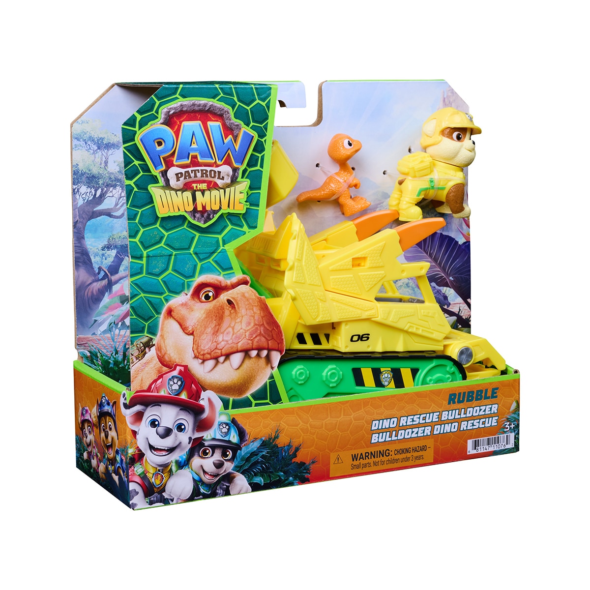 Vehículo Dino Rubble Patrulla Canina Paw Patrol 6