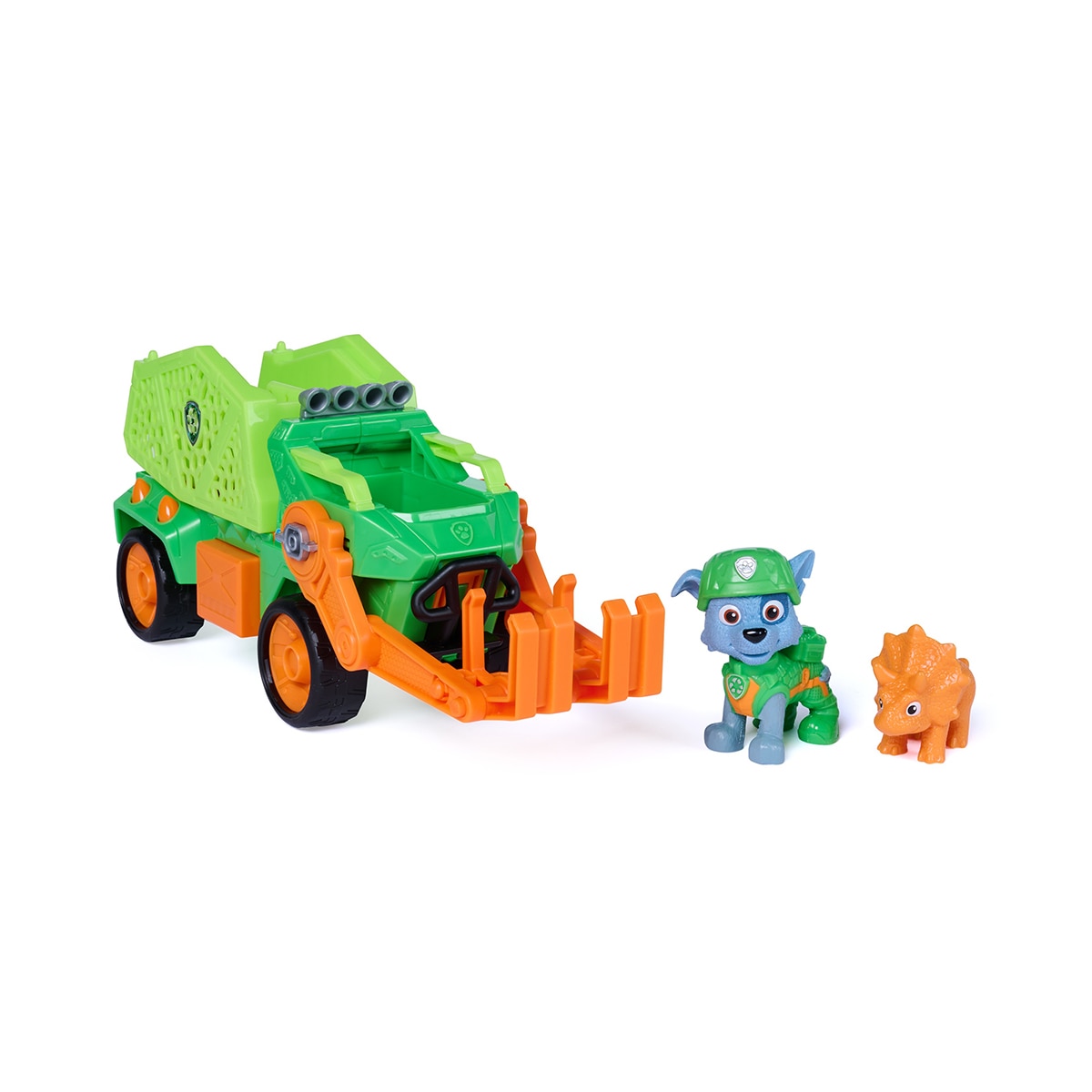 Paw Patrol - Vehículo Dino Rocky Patrulla Canina Paw Patrol.