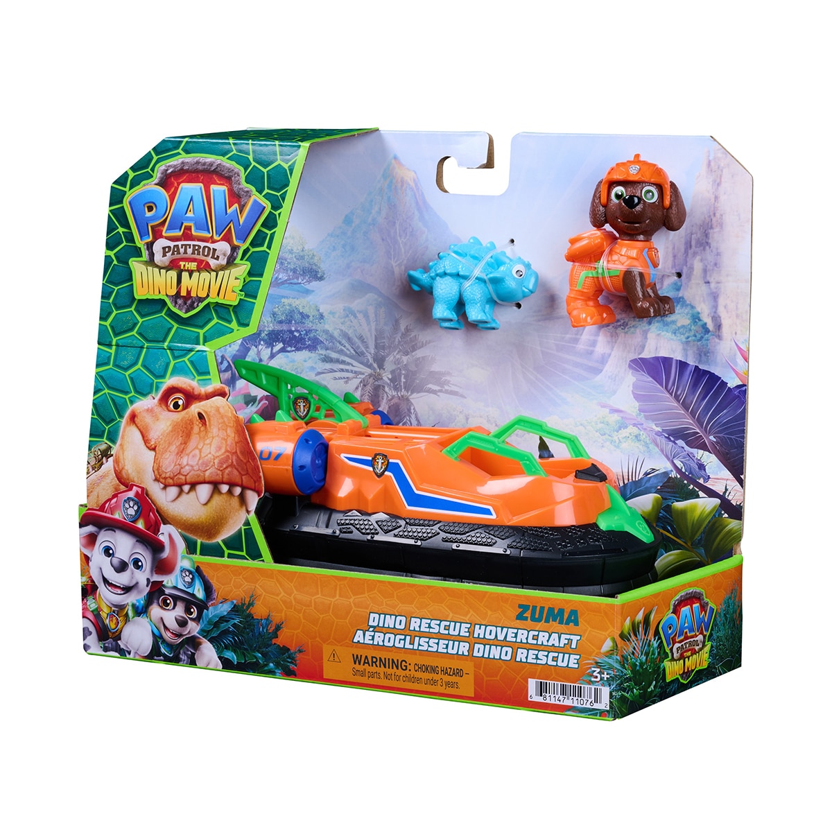 Veículo Hovercraft Dino Rescue com Figura do Zuma 8