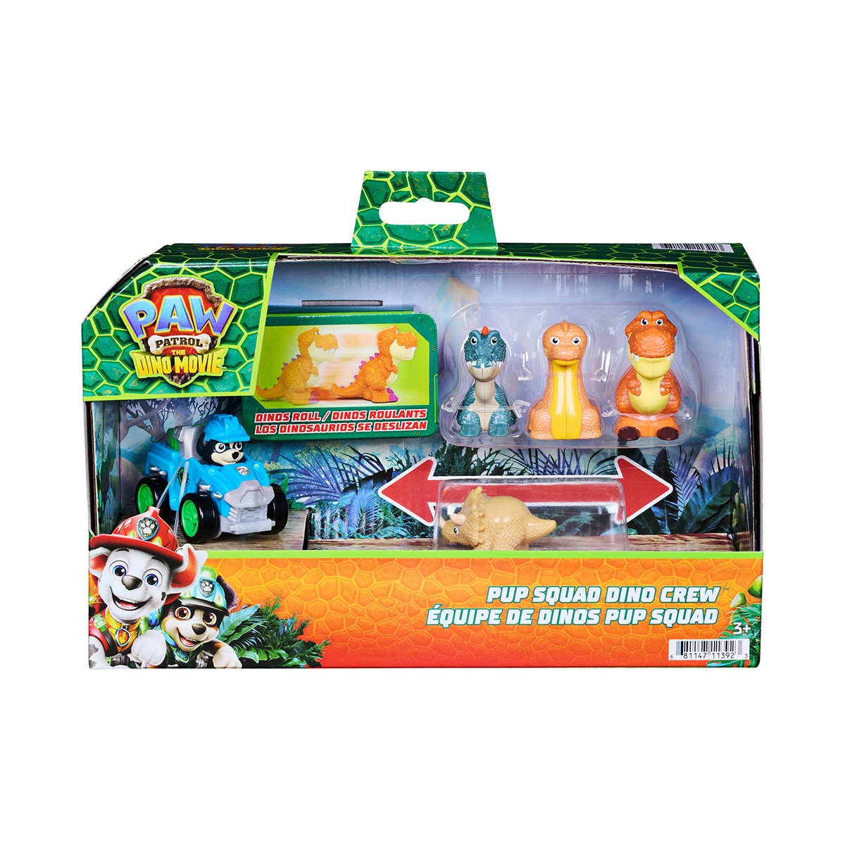 Imagem 0 de Set de figuras Rex & Crew Dino Pup Squad Pack Patrulla Canina Paw Patrol