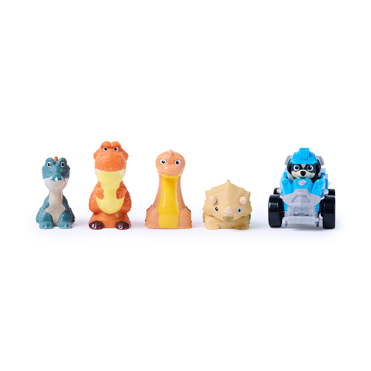 Set de figuras Rex & Crew Dino Pup Squad Pack Patrulla Canina Paw Patrol 2