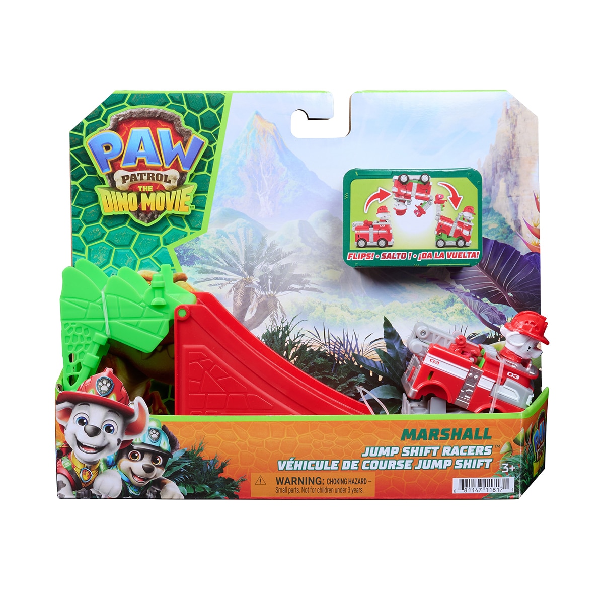 Veículo Pup Squad Dino Jump Flip da Patrulha Canina (Paw Patrol) – Modelos Sortidos Envio Aleatório 6
