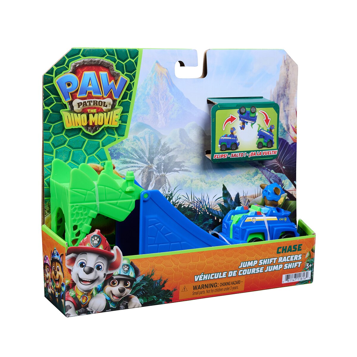 Veículo Pup Squad Dino Jump Flip da Patrulha Canina (Paw Patrol) – Modelos Sortidos Envio Aleatório 25