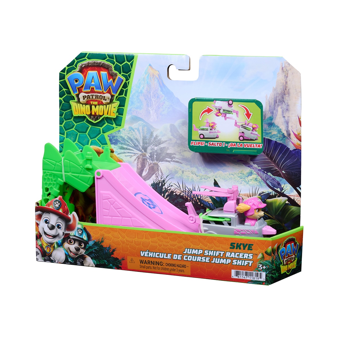 Veículo Pup Squad Dino Jump Flip da Patrulha Canina (Paw Patrol) – Modelos Sortidos Envio Aleatório 27