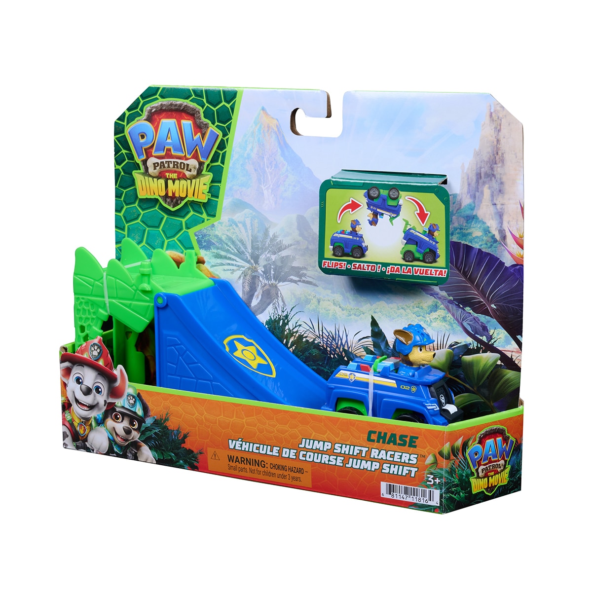Veículo Pup Squad Dino Jump Flip da Patrulha Canina (Paw Patrol) – Modelos Sortidos Envio Aleatório 29