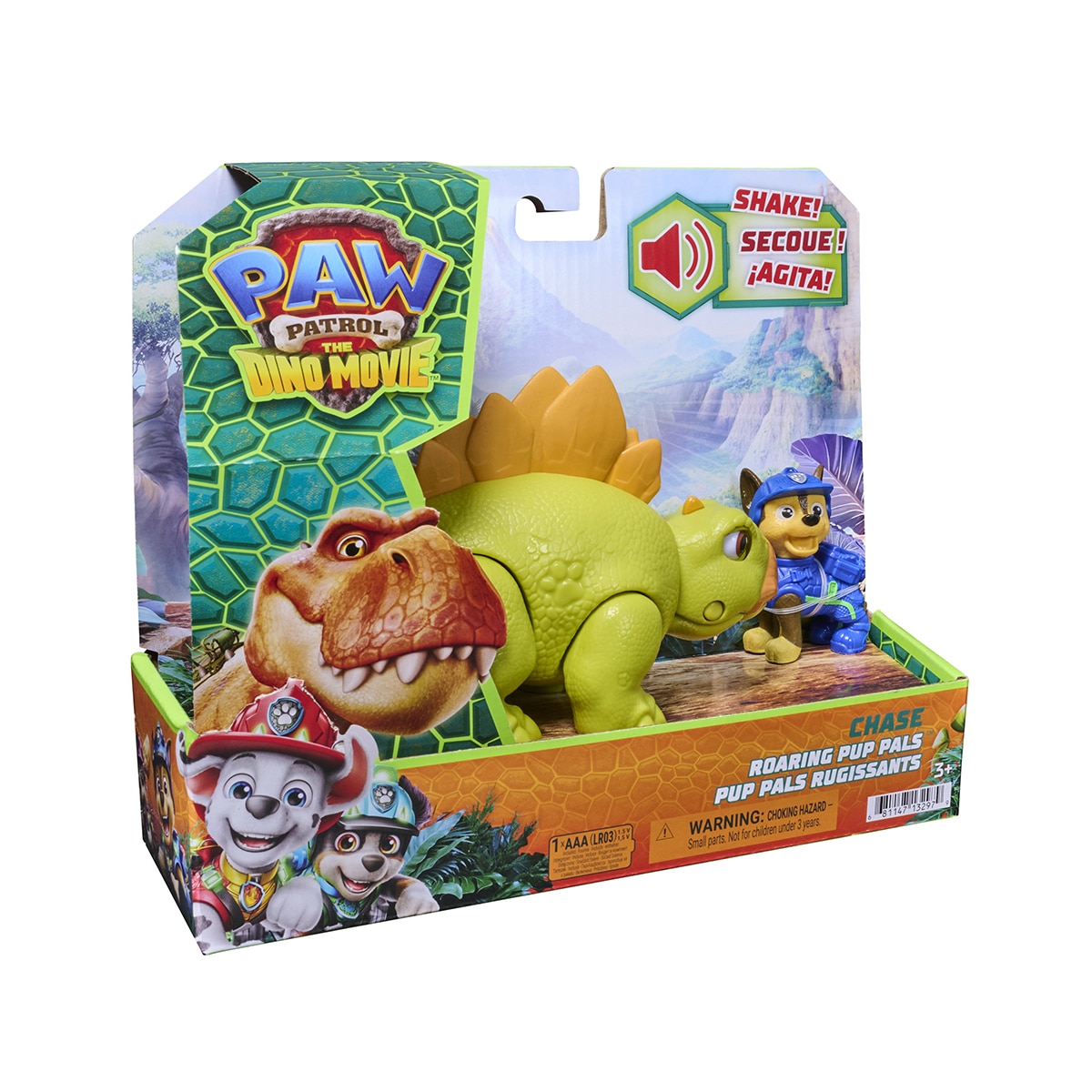 Figura de Dinossauro Pup Pals com o Chase 7