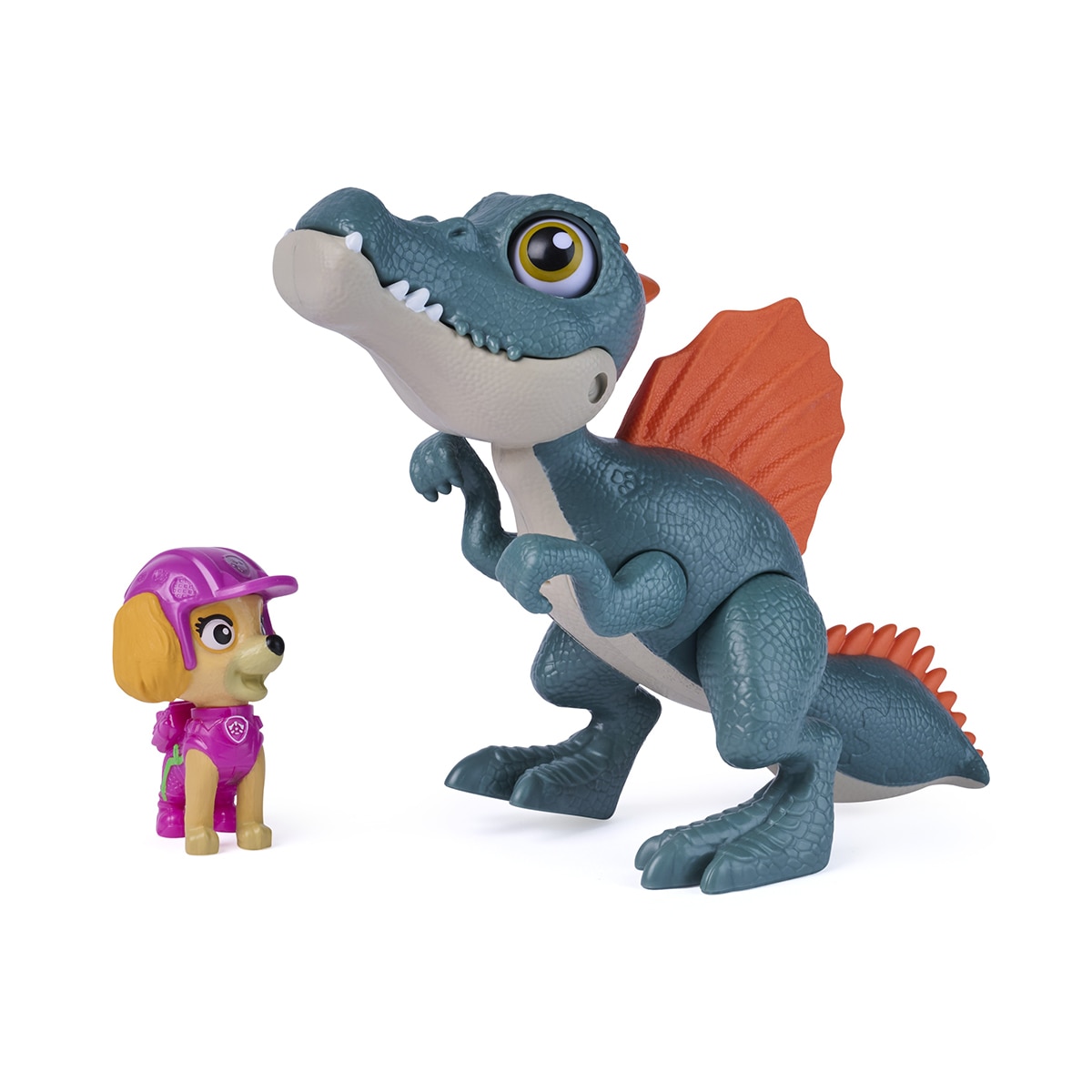 Figura do Dinossauro Roaring Pup Pals com a Skye 4