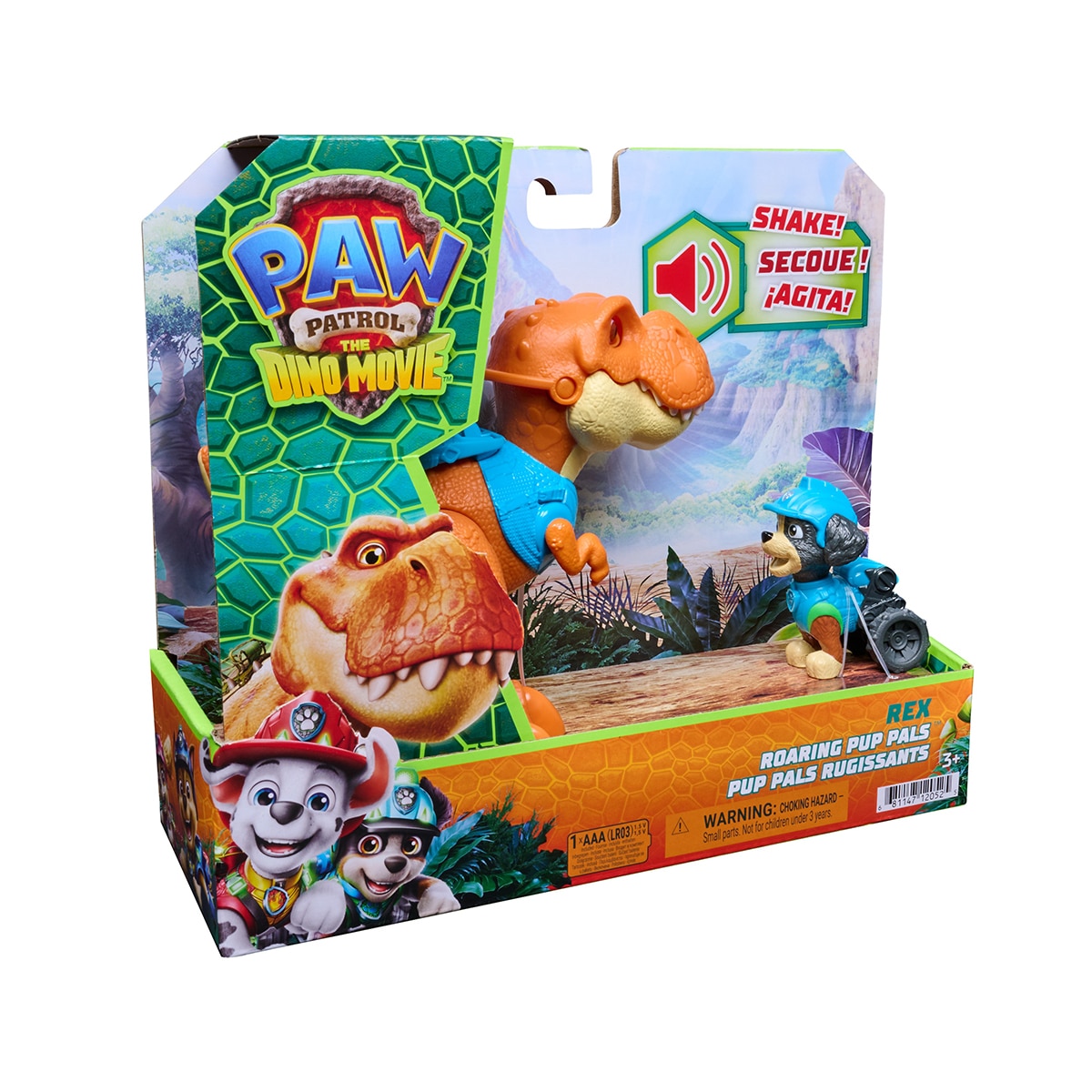 Figura Dino Rugiente con figura Rex Patrulla Canina Paw Patrol 3