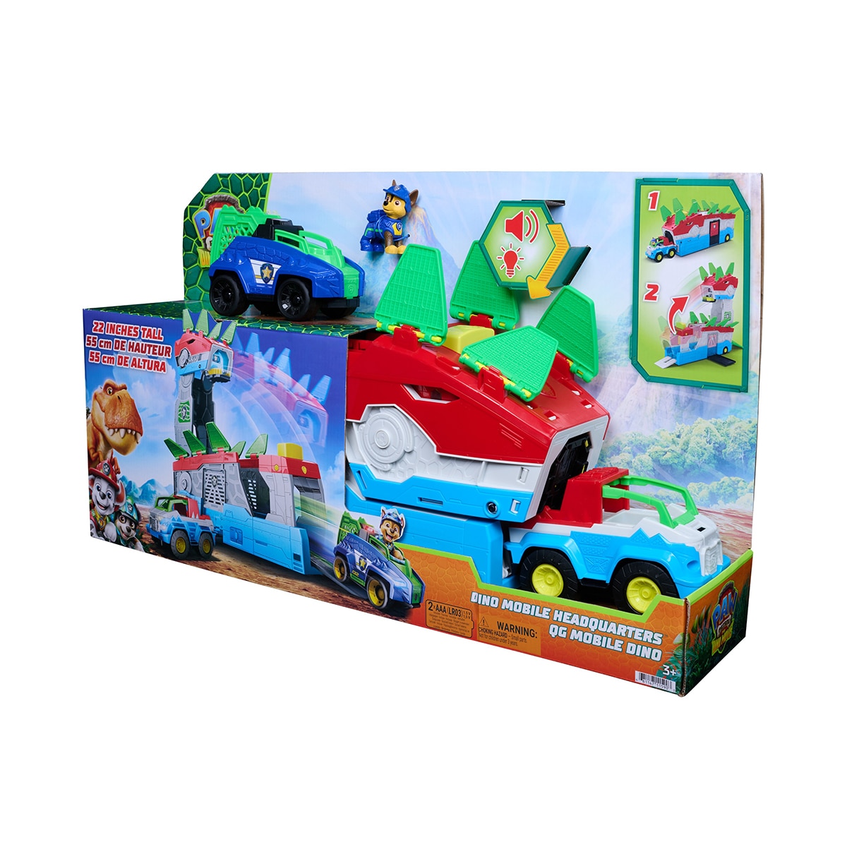 Vehículo centro de mando Dino Patrulla Canina Paw Patrol 19