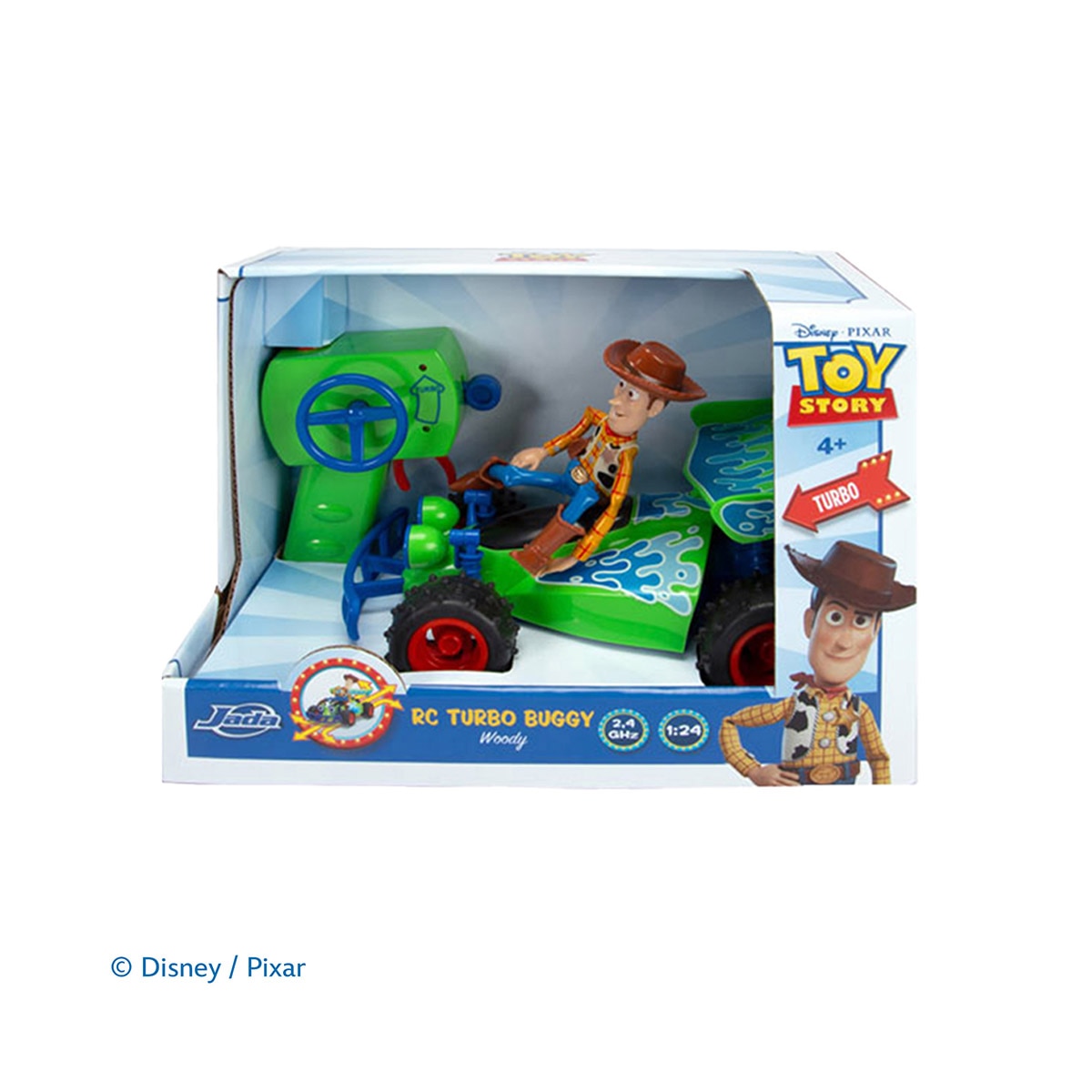 Radio Control Turbo Buggy Woody 1:24 Toy Story Jada 2