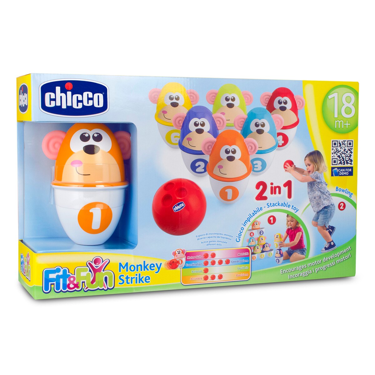 Monkey Strike Bowling Chicco 9