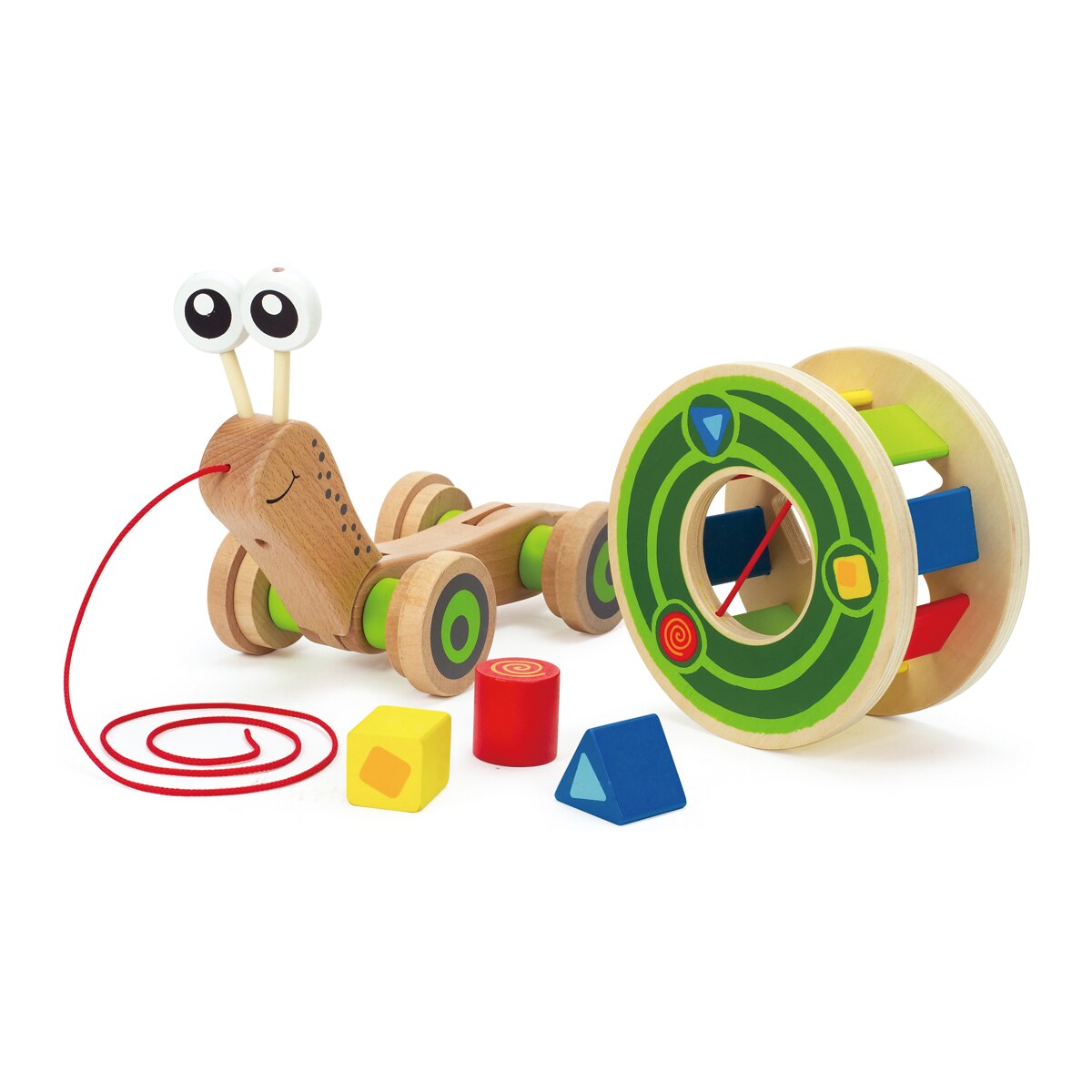Hape – Caracol arrastre juguete de madera Hape.