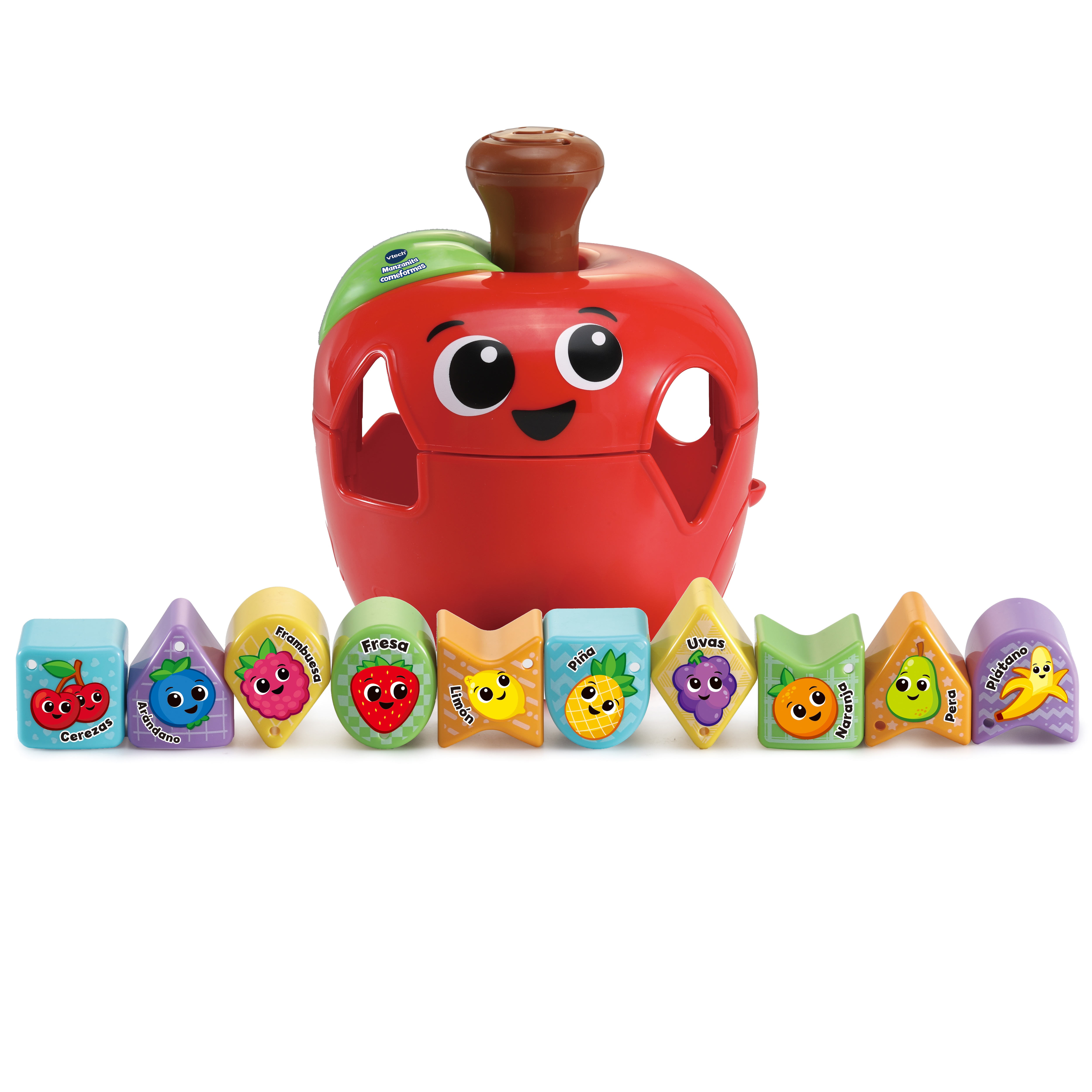 Encajable de figuras Manzanita comeformas Vtech 2