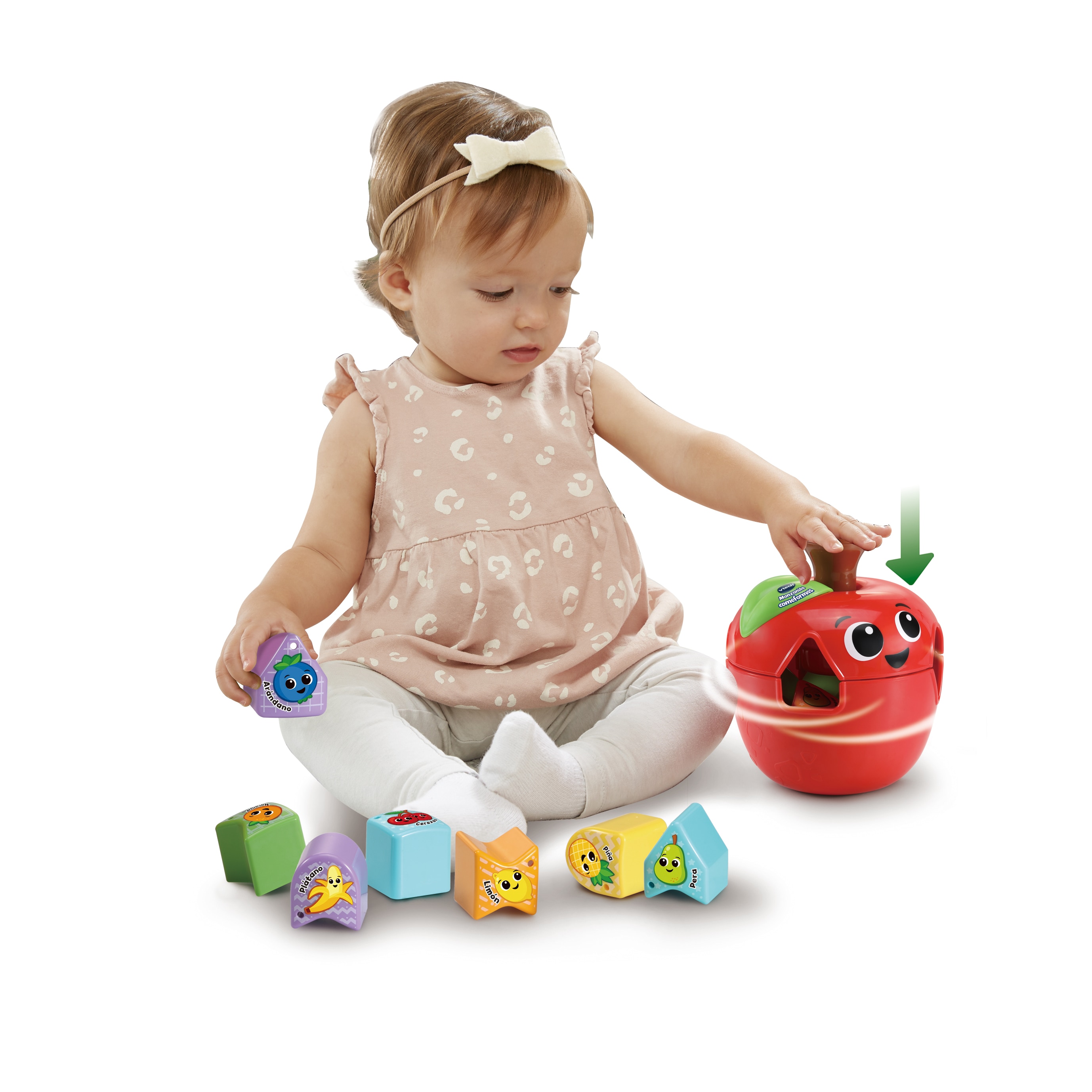 Encajable de figuras Manzanita comeformas Vtech 4