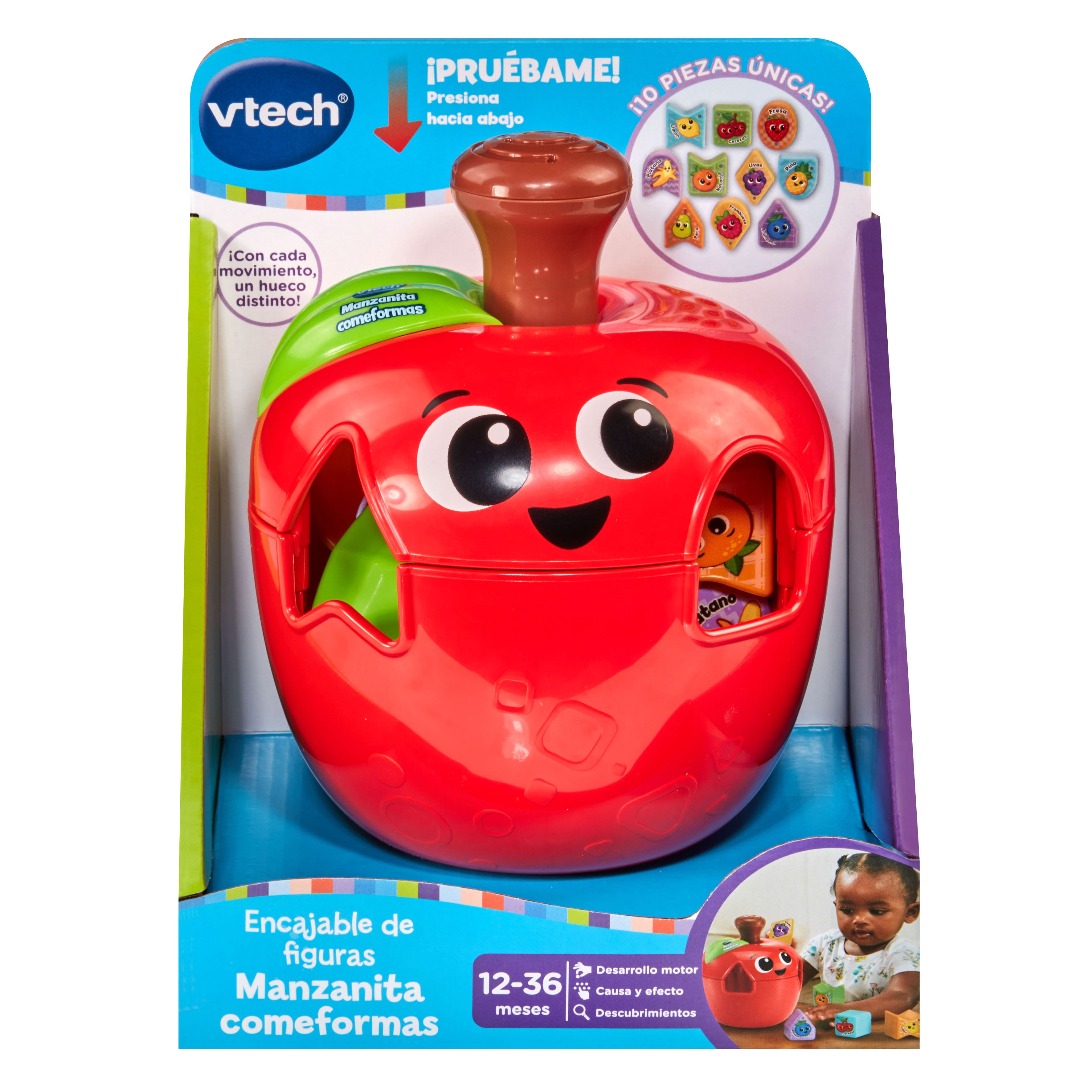 Encajable de figuras Manzanita comeformas Vtech 5