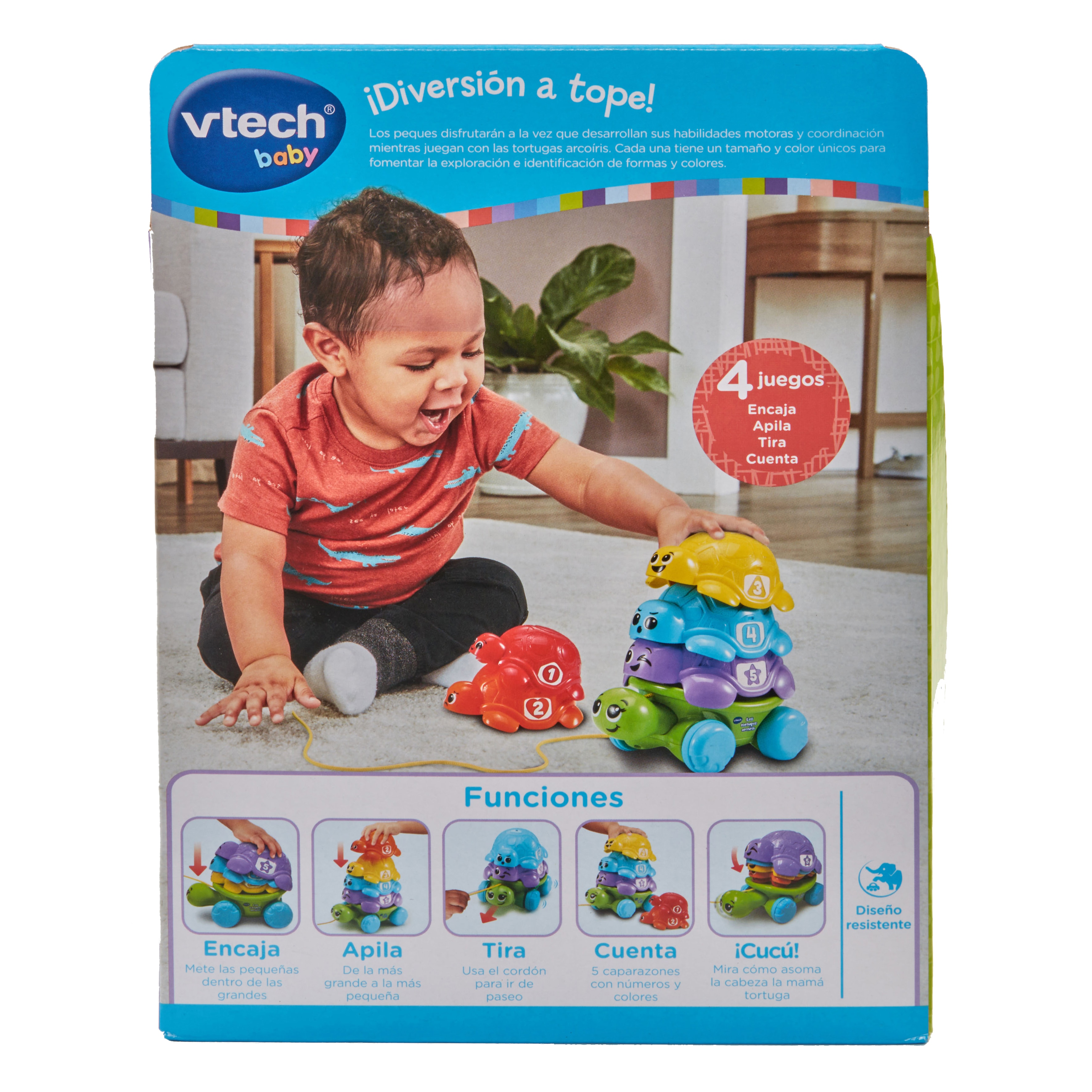 Apilables de colores Las tortugas arcoíris Vtech 7