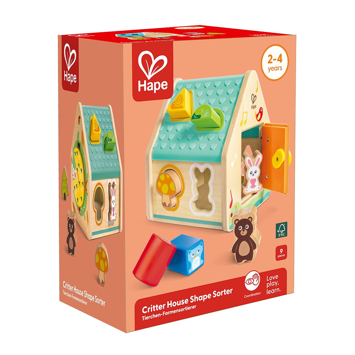 Clasificador de Formas en la Casa de Criaturas Hape 1