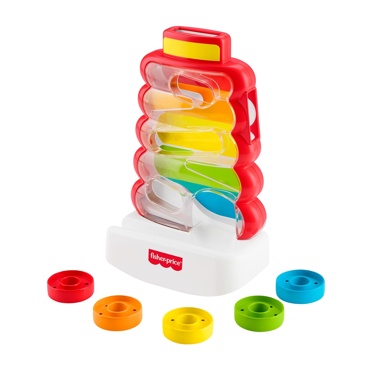 Imagen 0 de Juguete para bebés Pila de aros que caen Fisher-Price