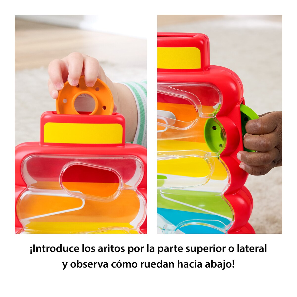 Juguete para bebés Pila de aros que caen Fisher-Price 3