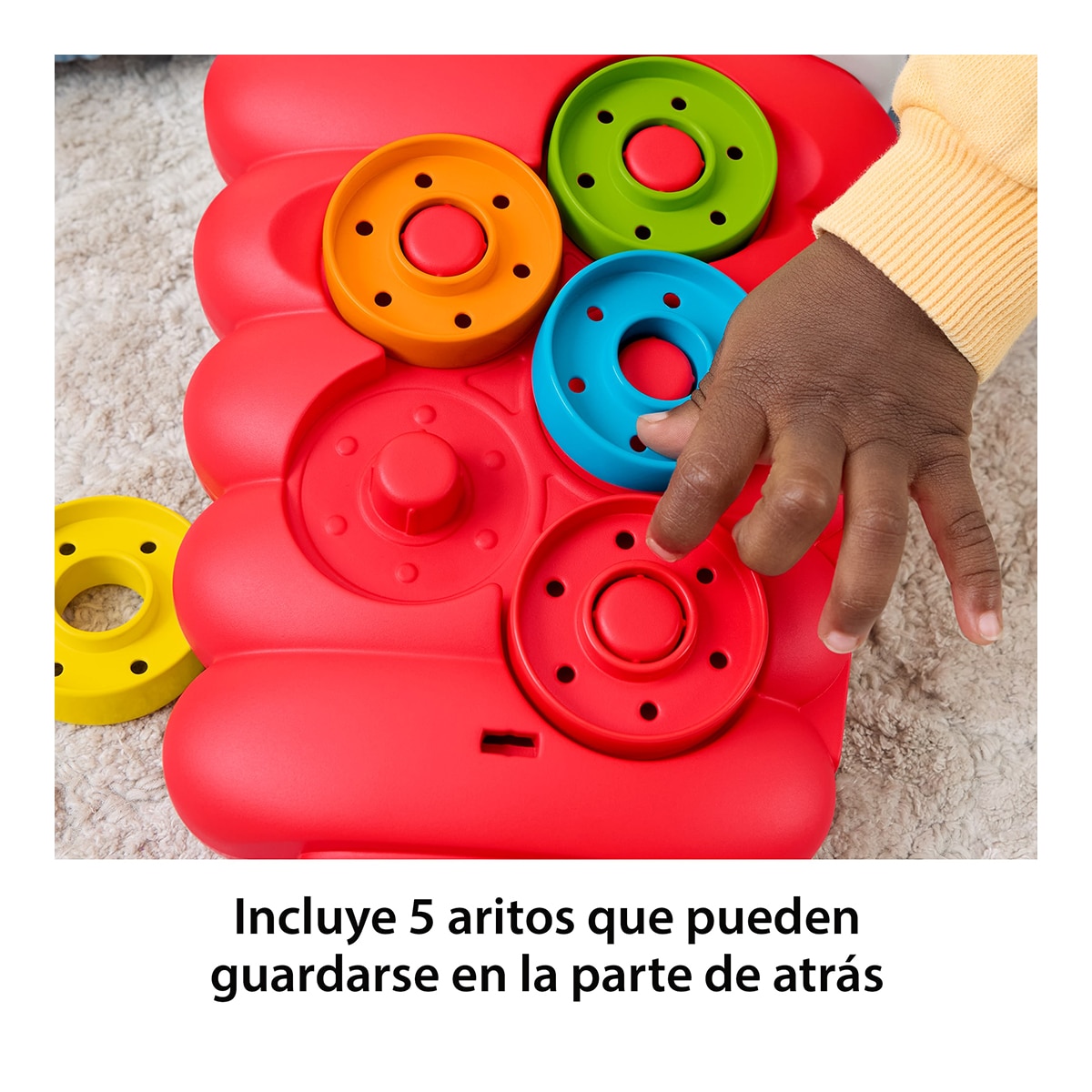 Juguete para bebés Pila de aros que caen Fisher-Price 5