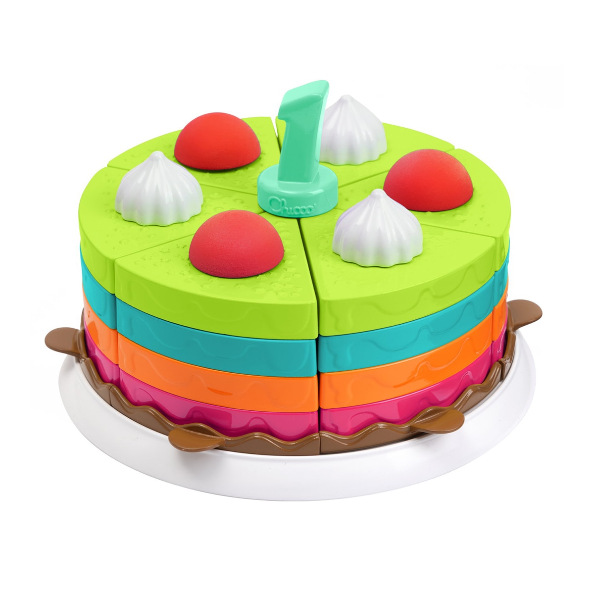 Juego Montessori Tarta Arcoíris 2 en 1 Chicco 2
