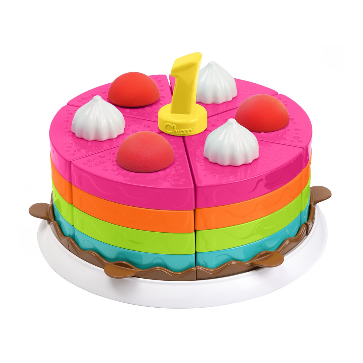 Juego Montessori Tarta Arcoíris 2 en 1 Chicco 3