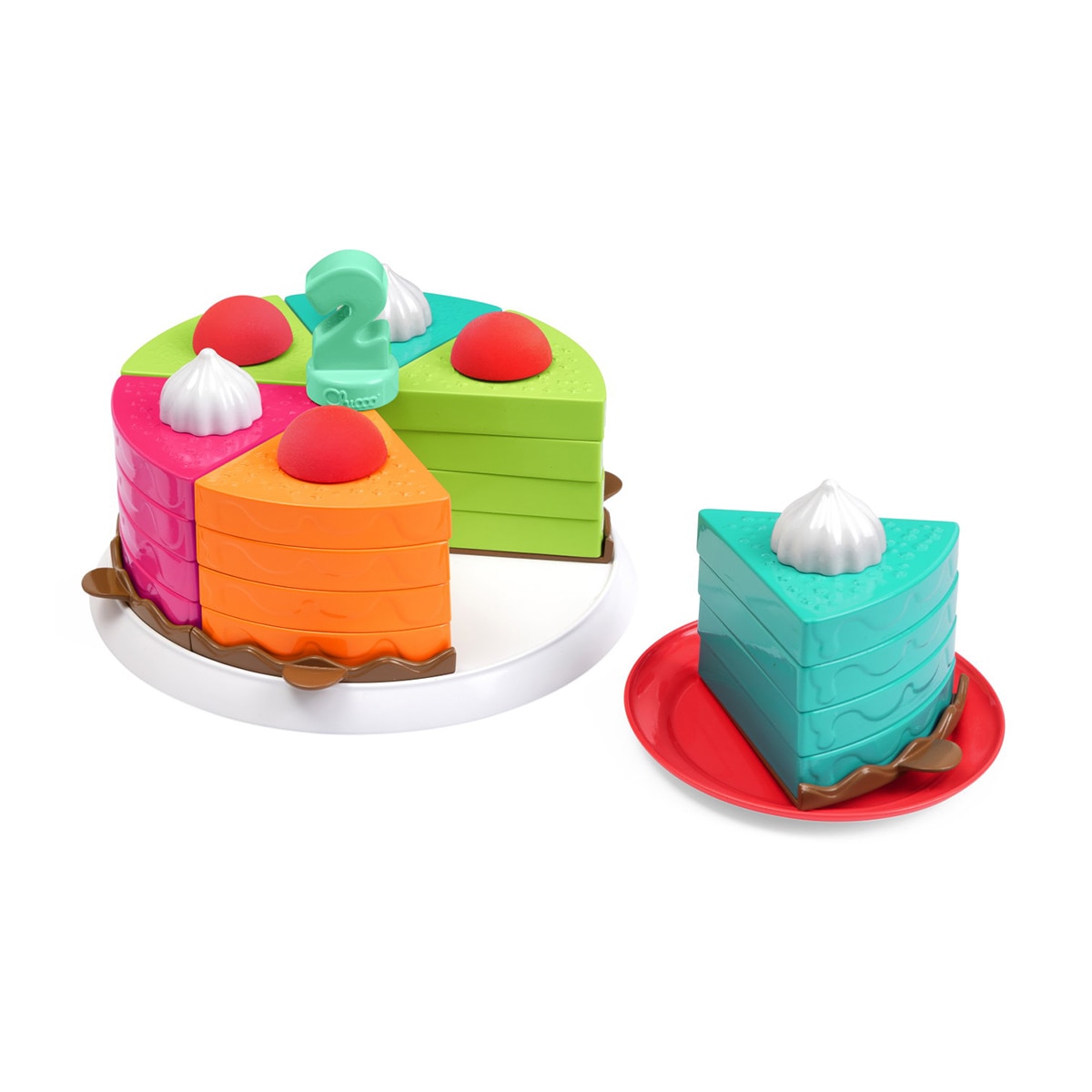 Juego Montessori Tarta Arcoíris 2 en 1 Chicco 5