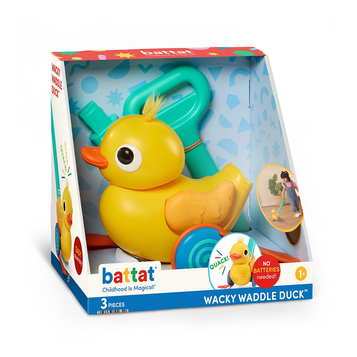 Juguete de Arrastre Patito Battat 5