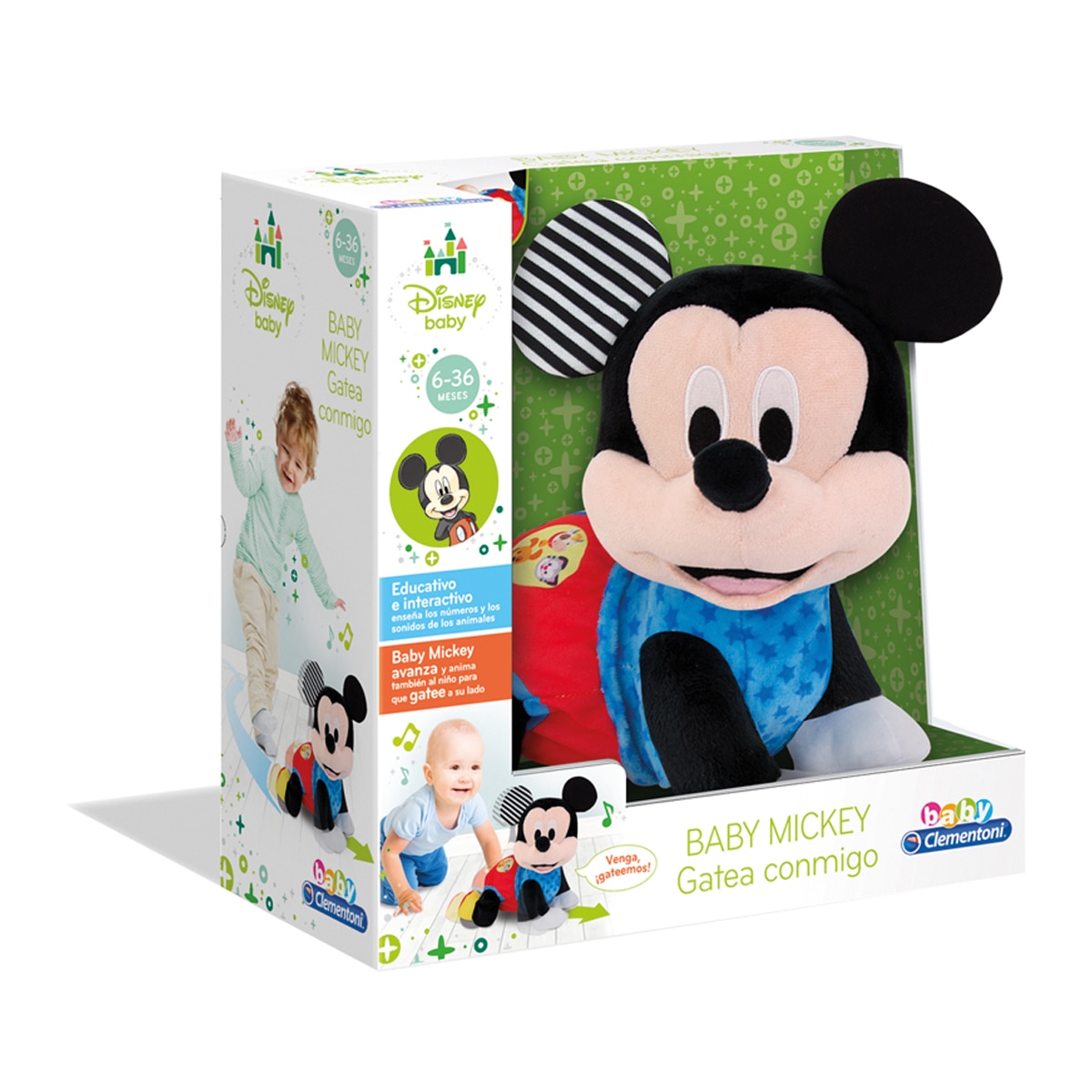 Baby Mickey gateos Clementoni 2