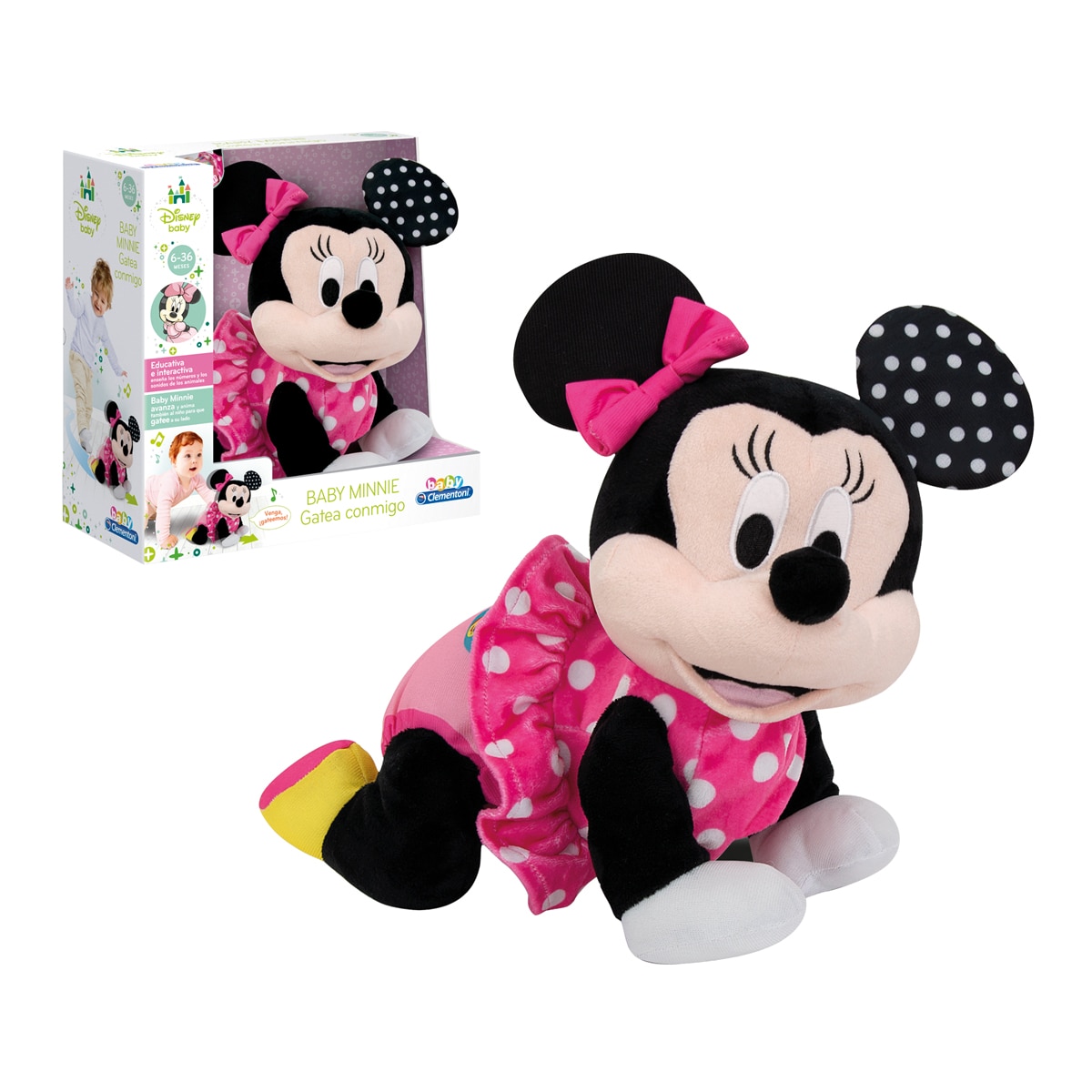 Baby Minnie gateos Clementoni 1
