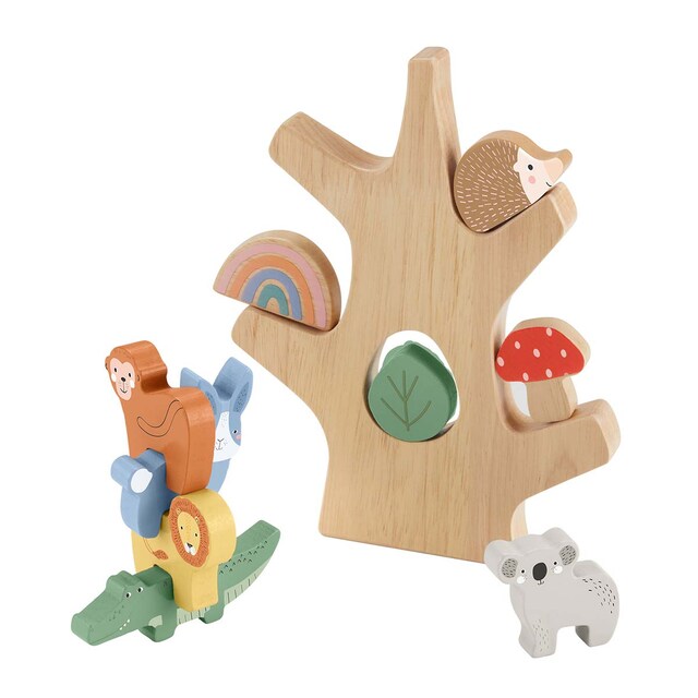 Árbol con animales de madera Fisher-Price