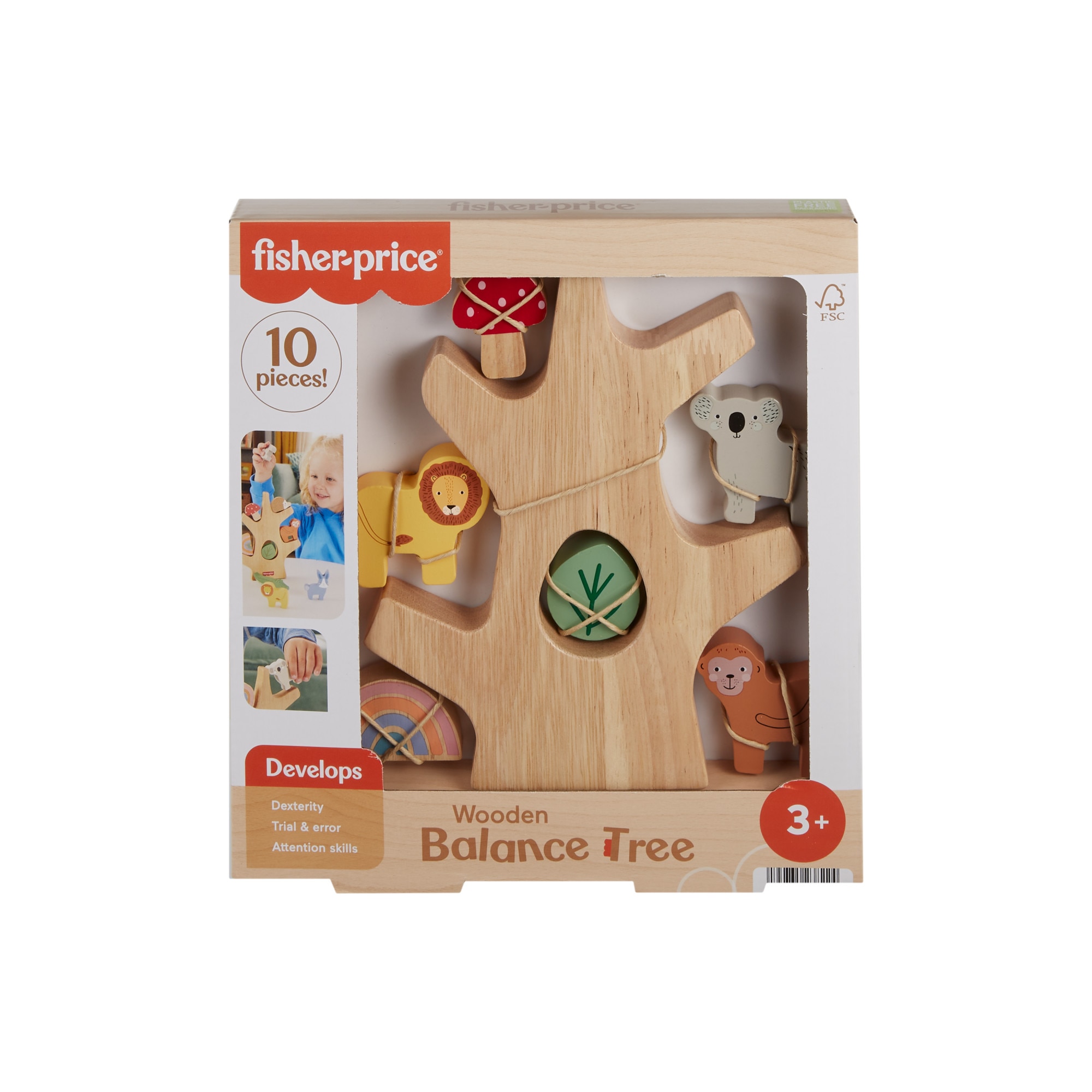 Árbol con animales de madera Fisher-Price 6