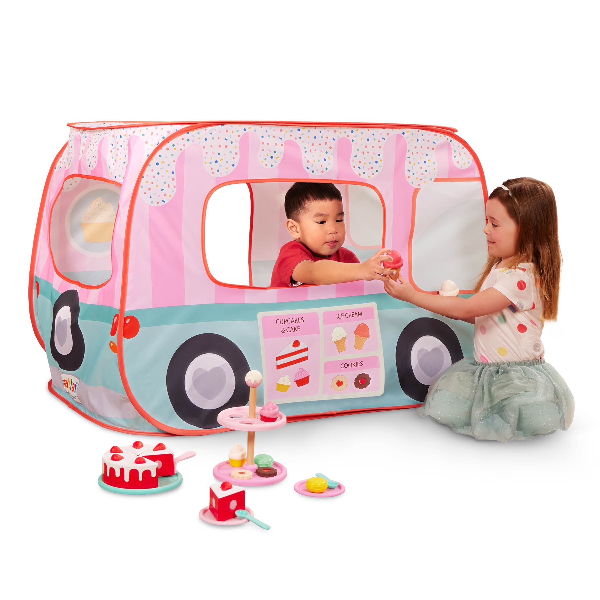 Tienda de campaña Pop Up, camión de dulces 29 Piezas Battat 2