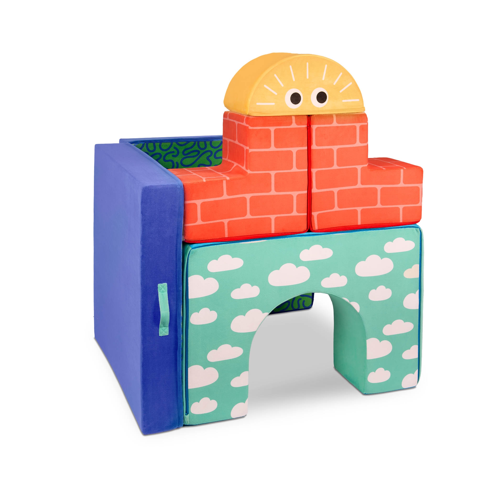 Juego de 5 bloques de espuma de contruccion Cloud Castle Battat 5