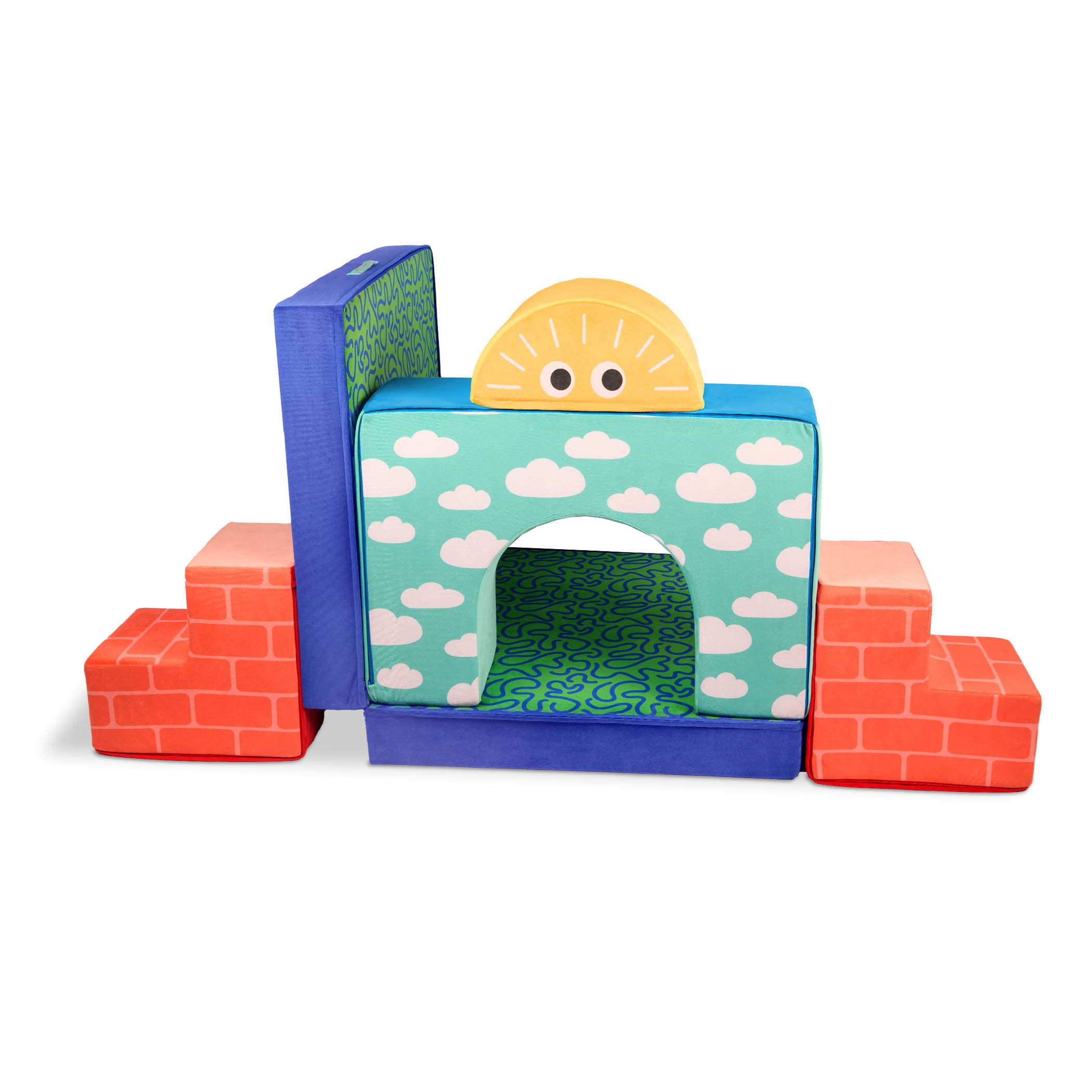 Juego de 5 bloques de espuma de contruccion Cloud Castle Battat 6