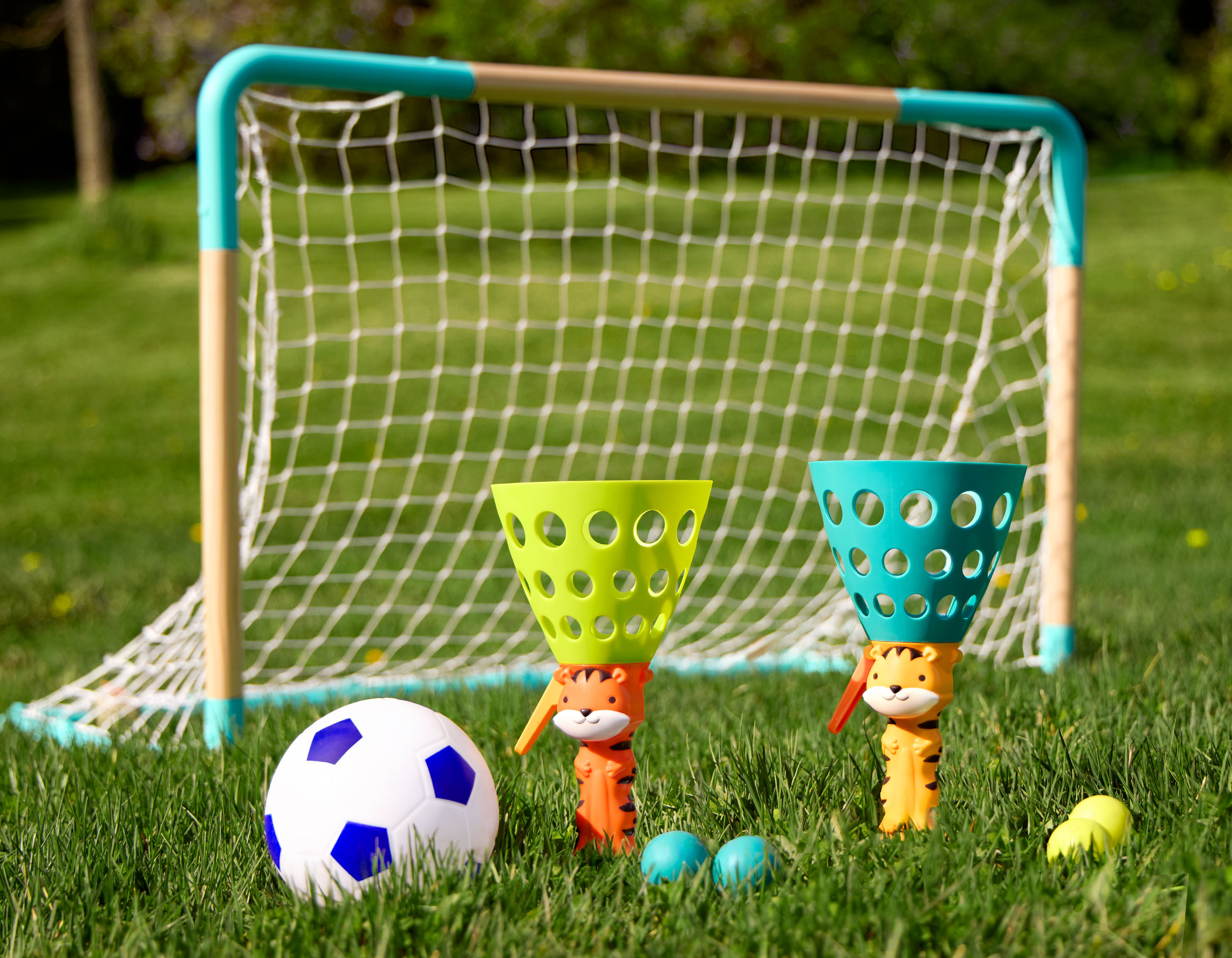Juego pelotas pop 'n' launch B Toys 2