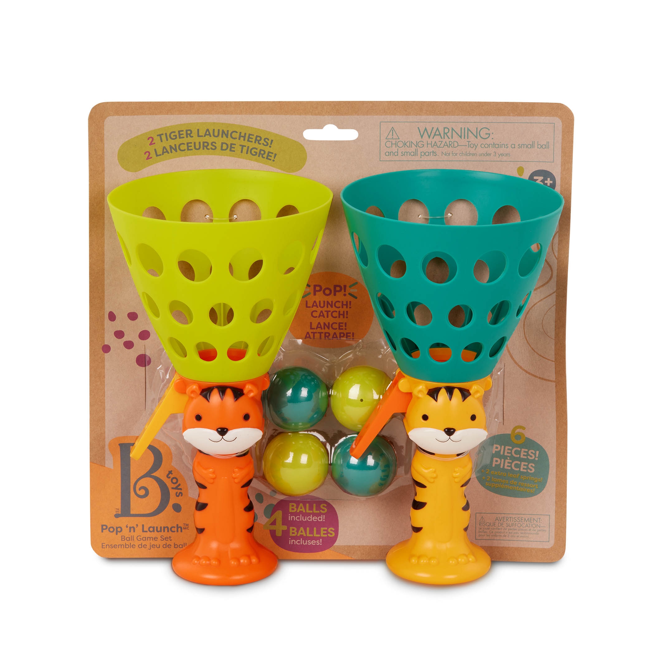 Juego pelotas pop 'n' launch B Toys 6