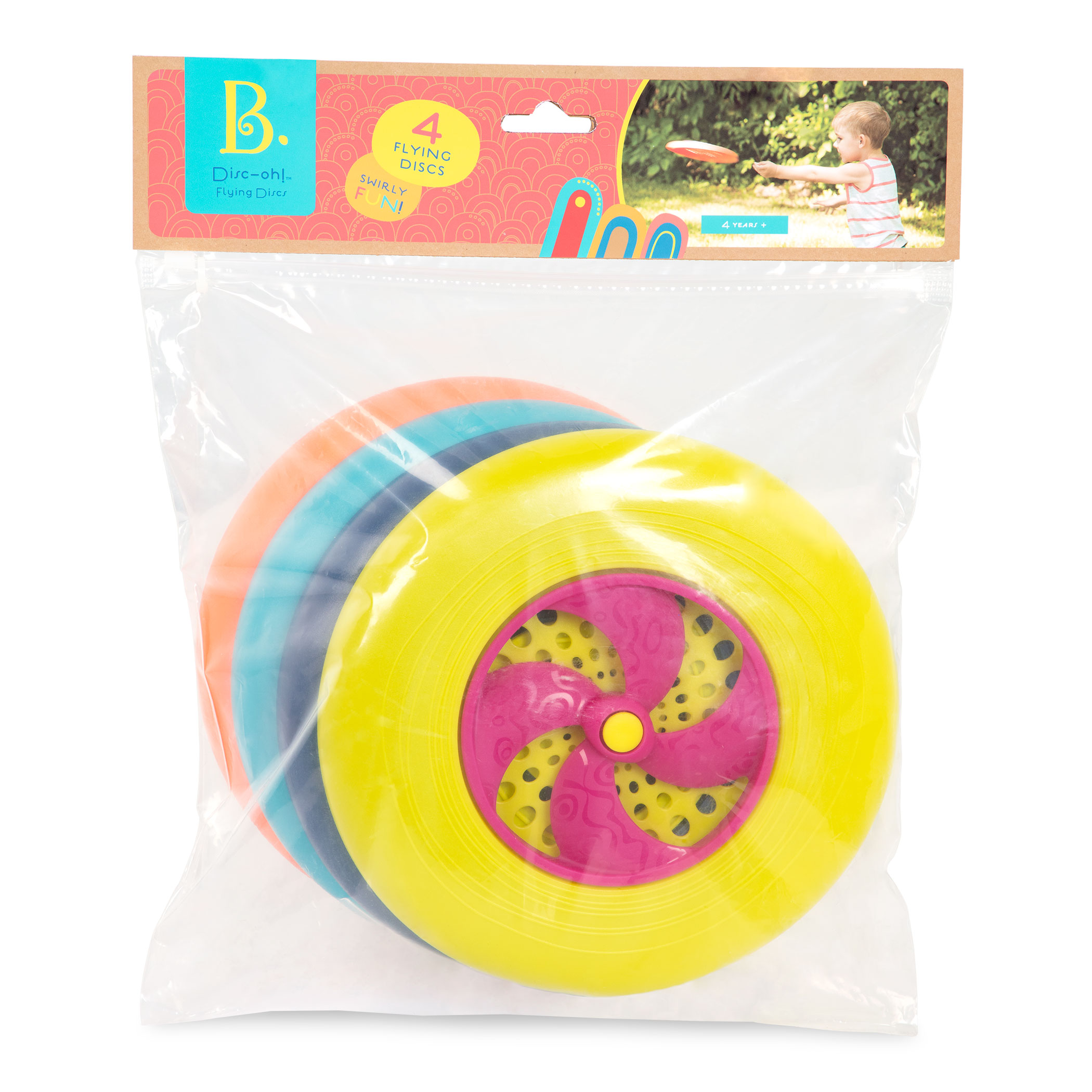 Juego 4 frisbees B Toys 3