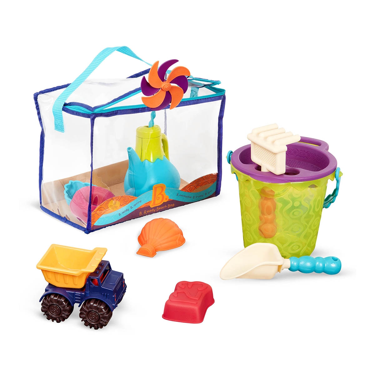Set bolso playa 11 piezas B Toys 5
