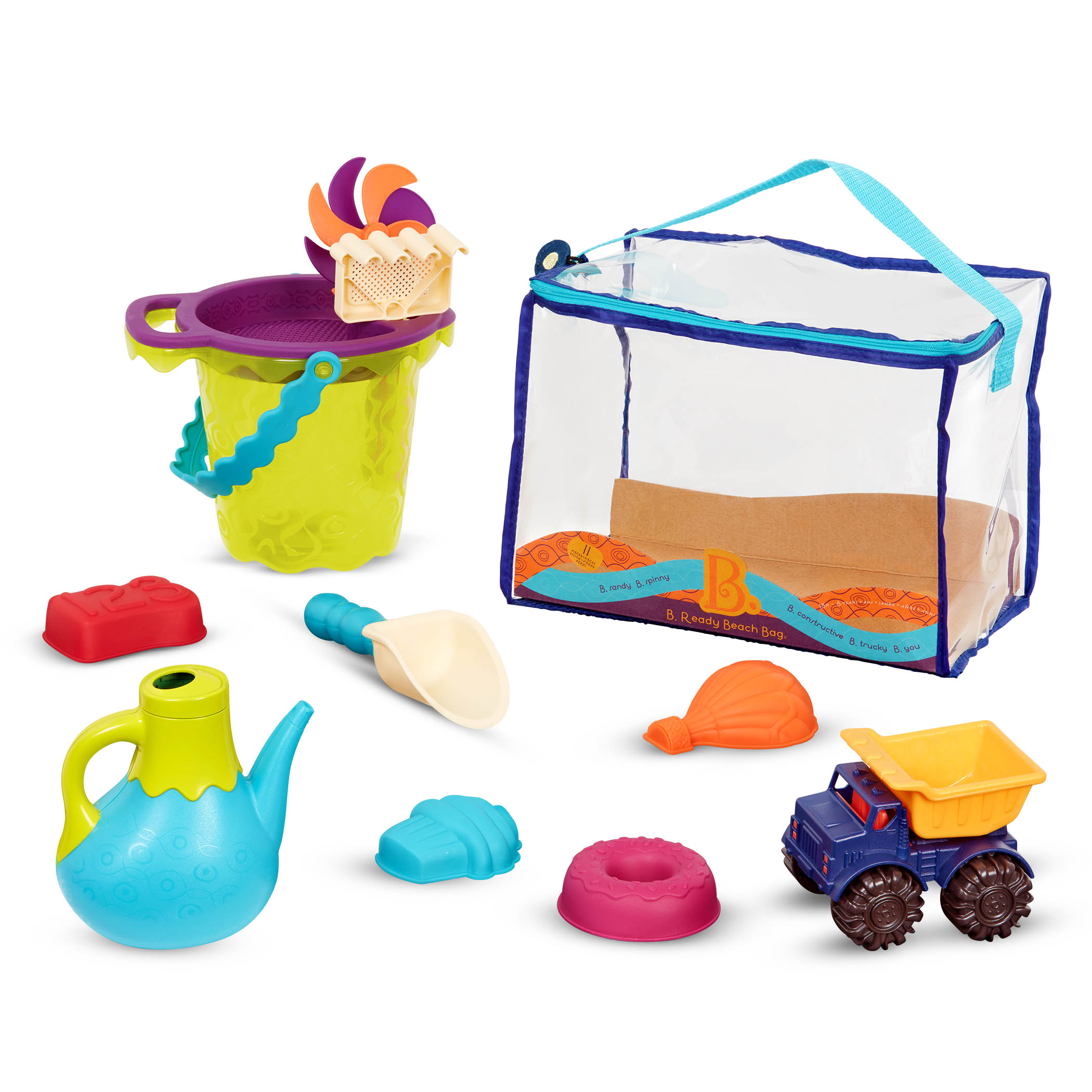 Set bolso playa 11 piezas B Toys 6