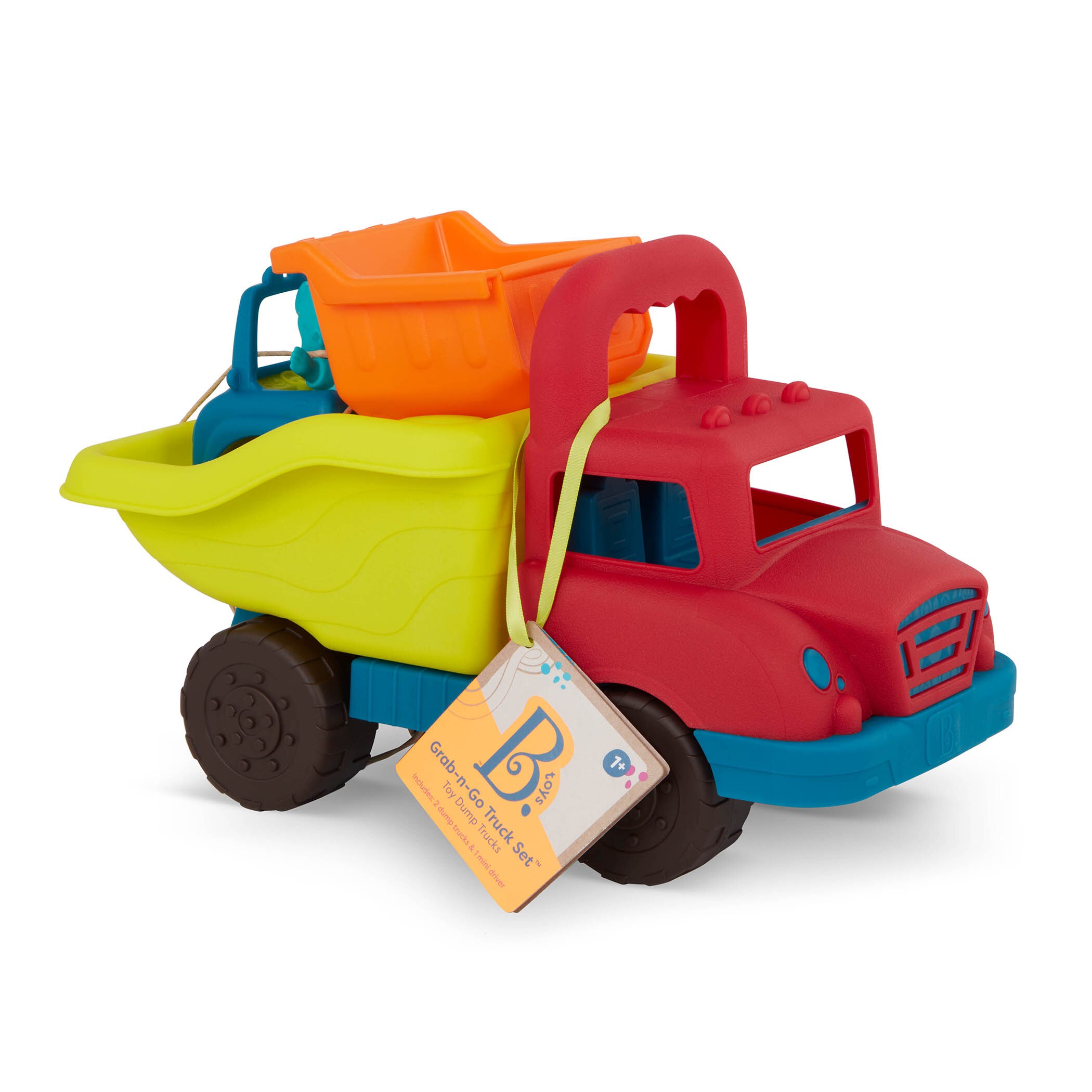 Set 2 camiones volquete con figura B Toys 9