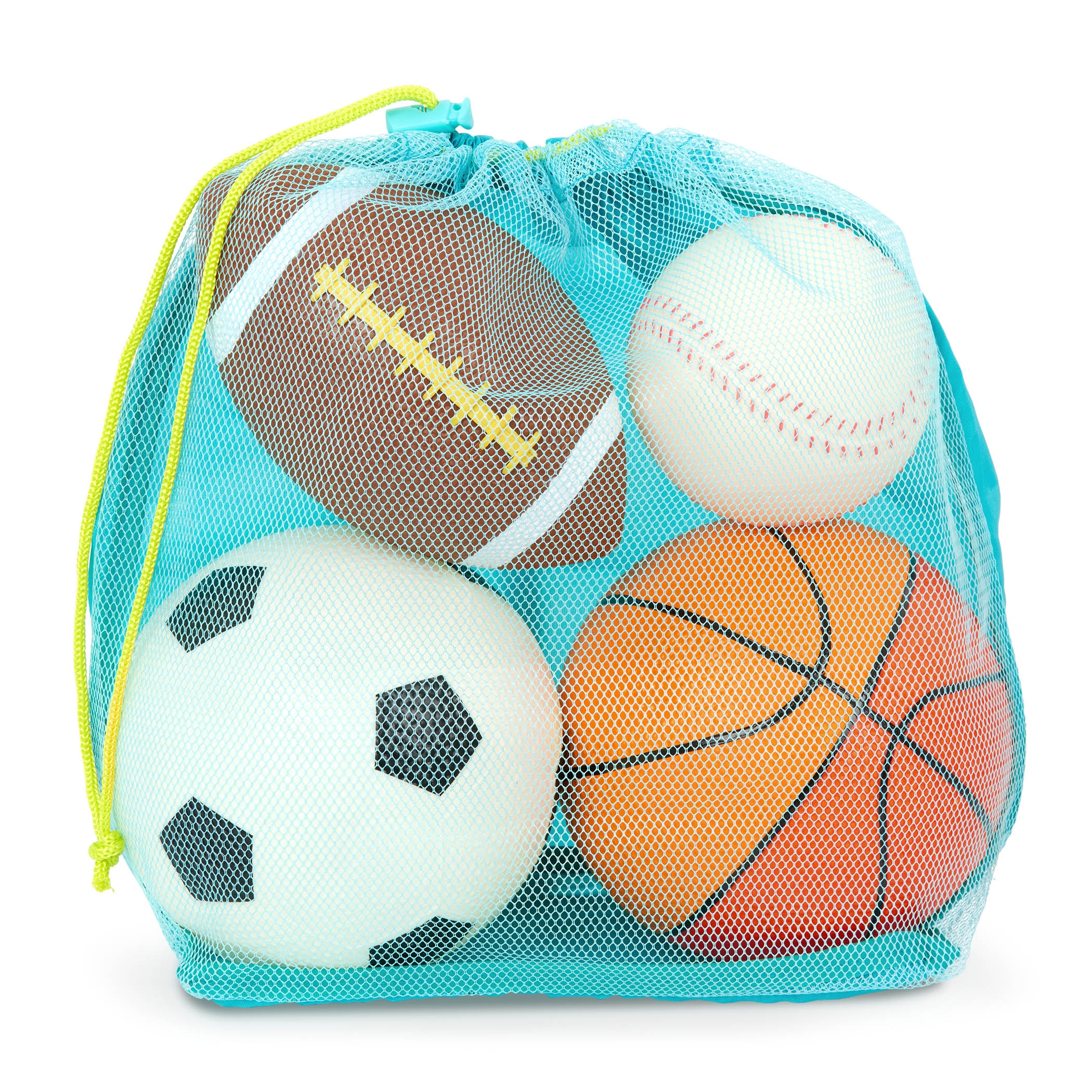 Juego de 4 pelotas (futbol, baloncesto, rugby y beisbol) B Toys 3