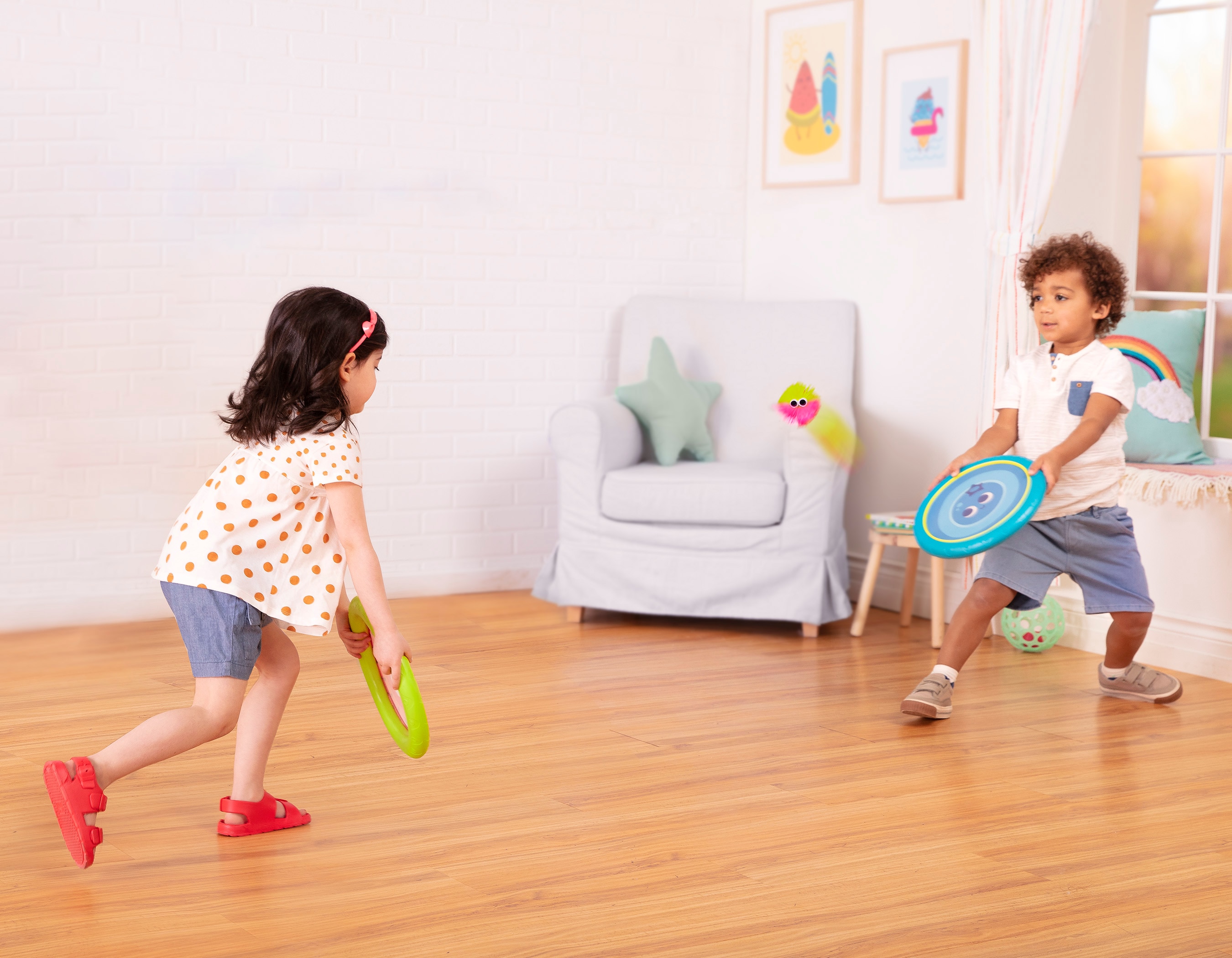 Juego discos de rebote con bolas B Toys 2