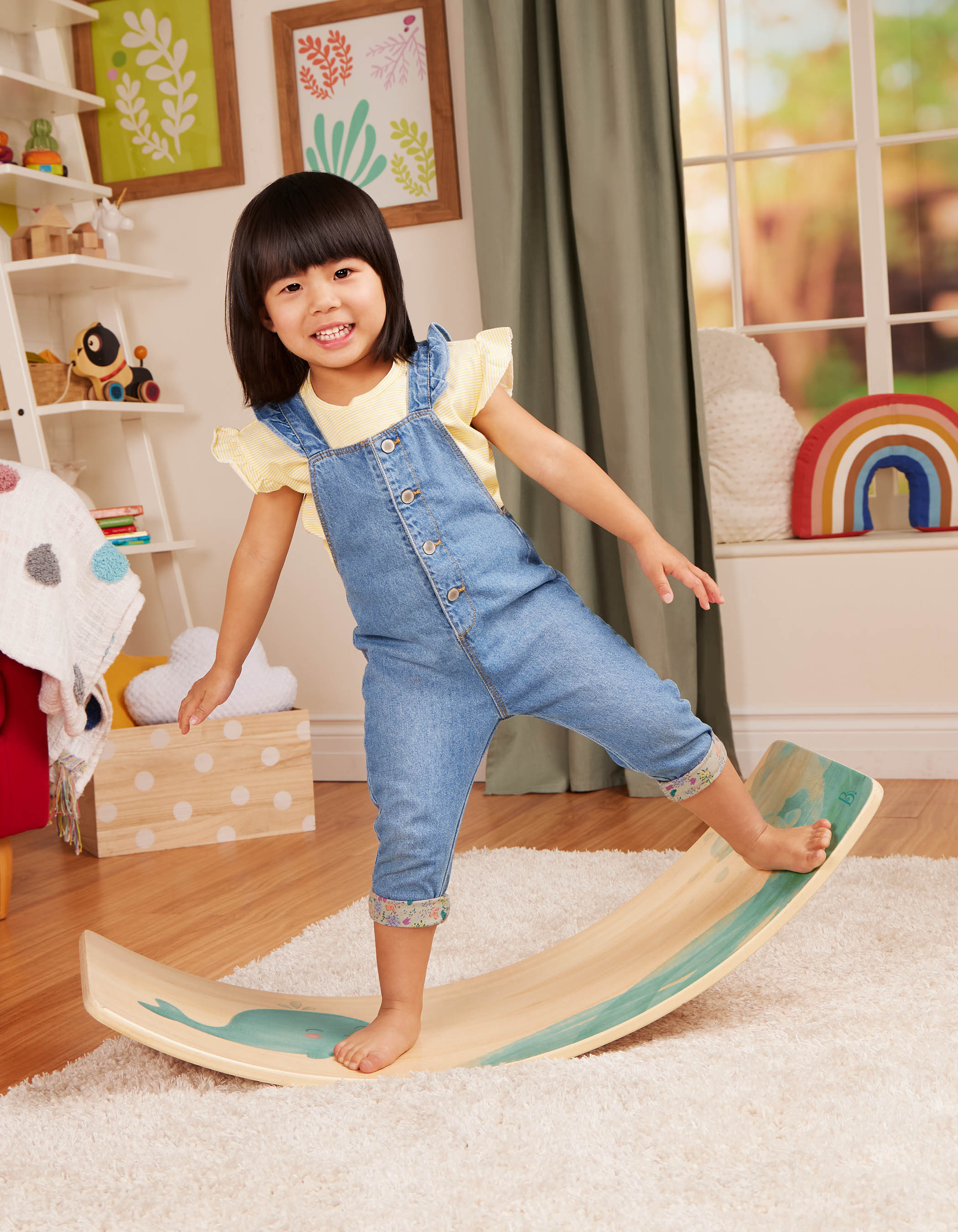 Plantoys Tabla De Equilibrio De Madera – Juguete Ecológico Y Duradero Para Múltiples Juegos, +3 Años (Modelo Surtido)