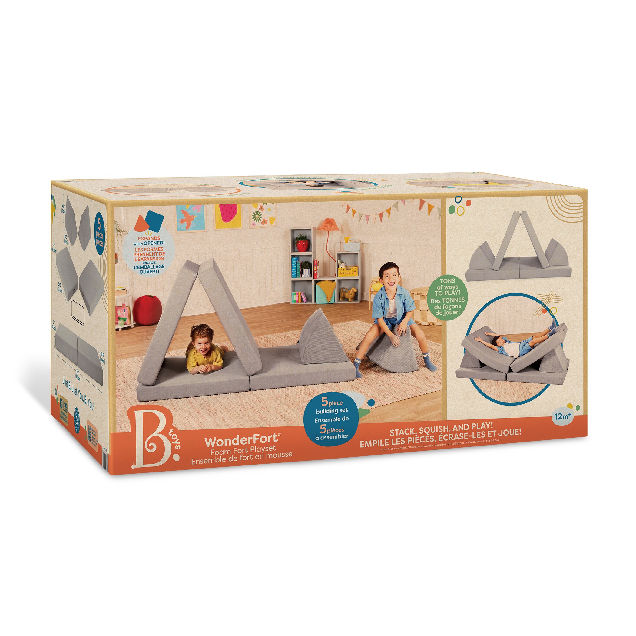 Juego fortaleza 5 piezas de espuma B Toys 14