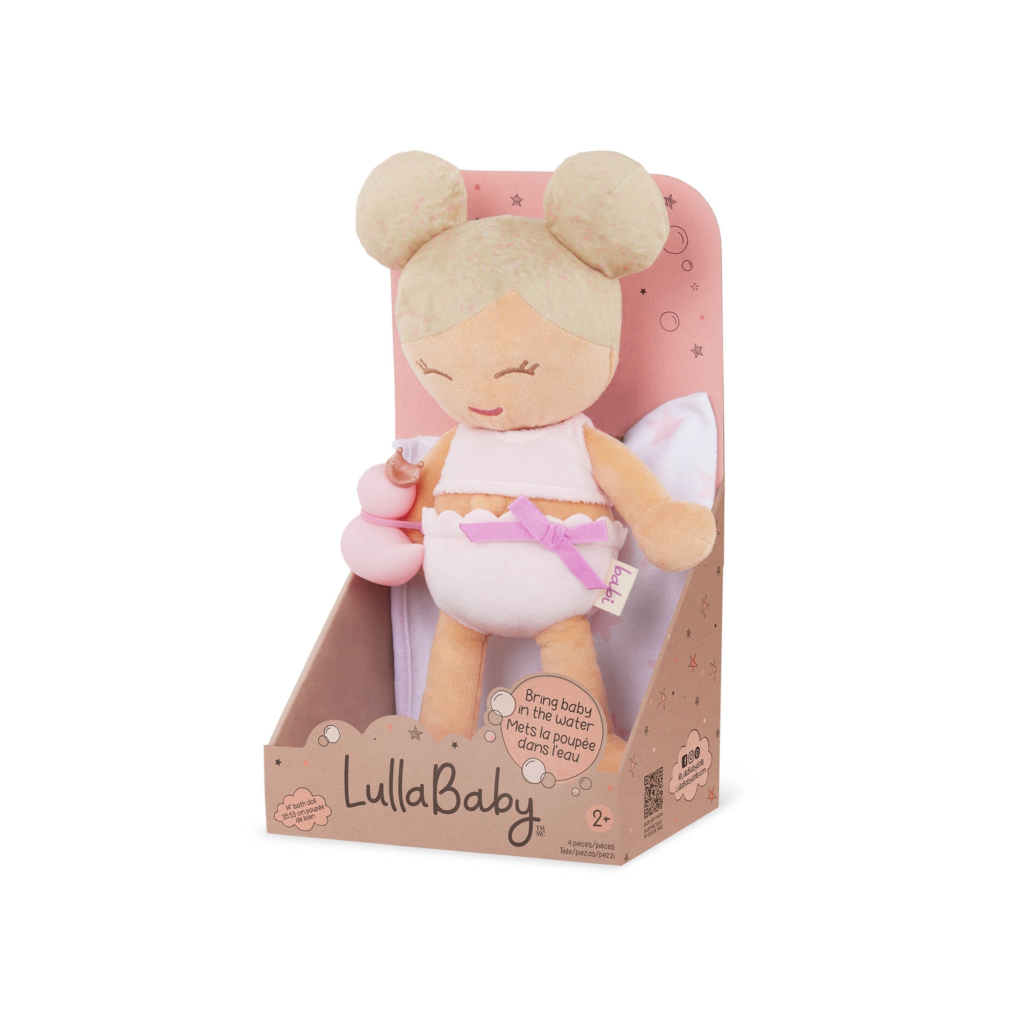 Boneca Peluche de banho, Pelo Loiro 9