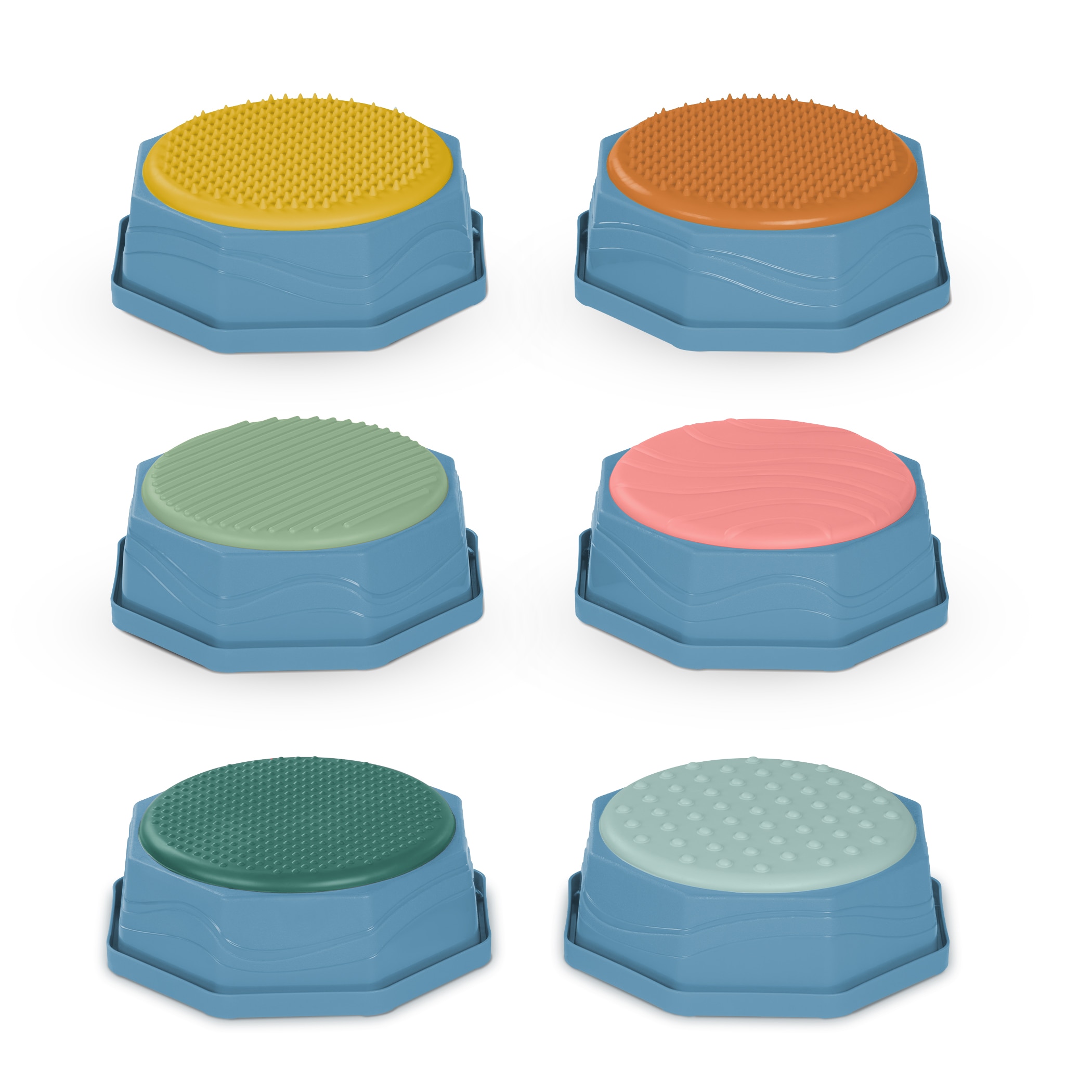 Juego de piedras sensoriales de equilibrio B toys 4