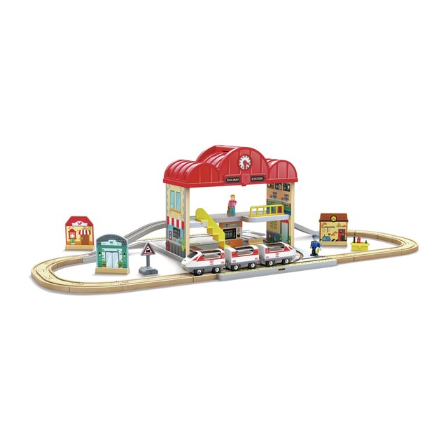 Imagen 0 de Set de Estación de Tren Portátil Hape